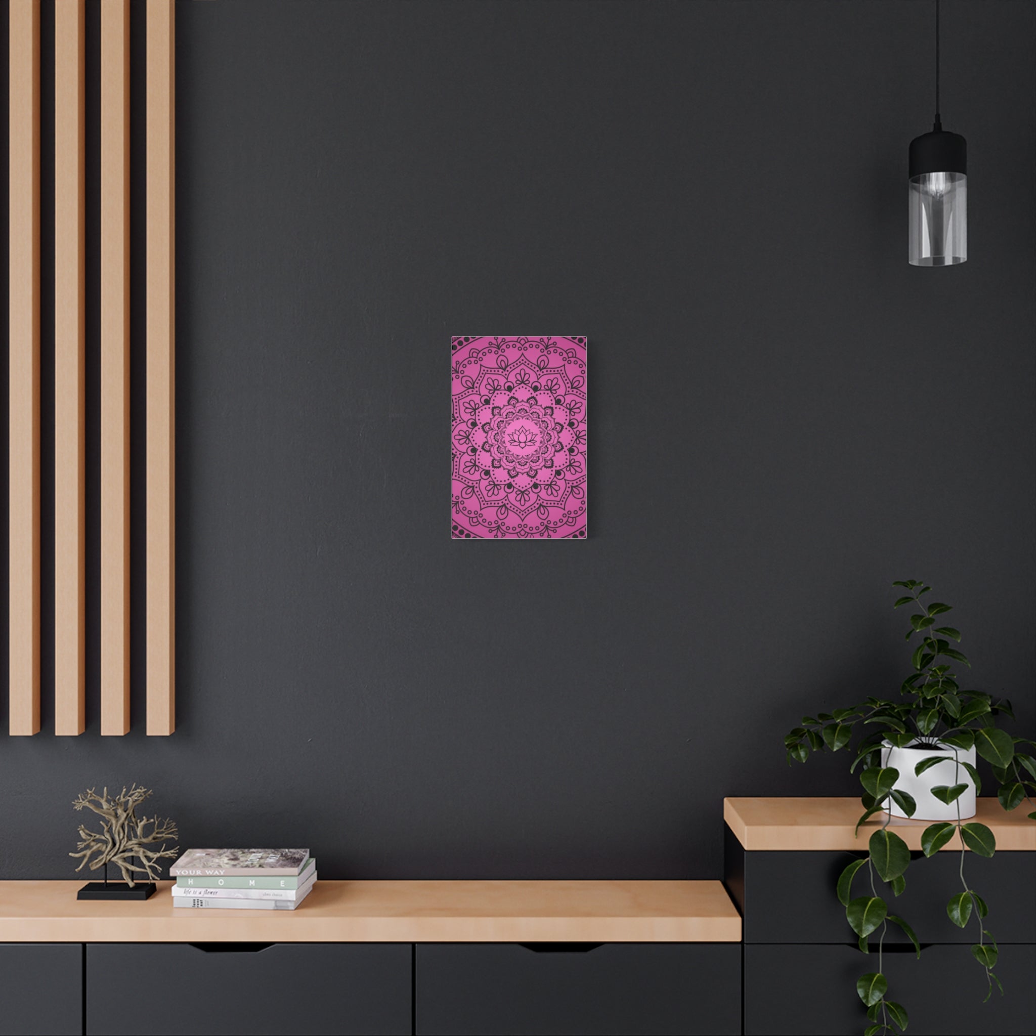 Pink Mandala Canvas Print