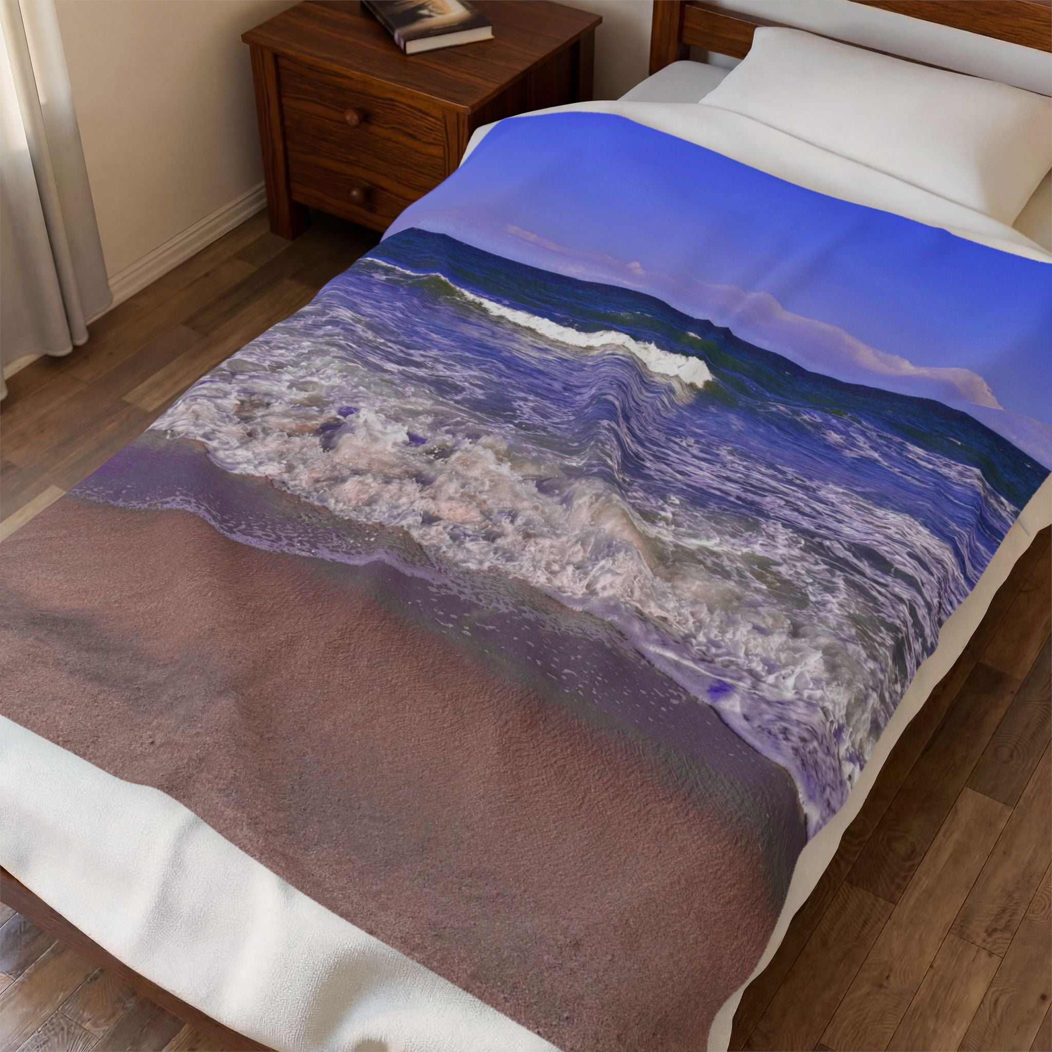 Beach Waves Throw Blanket
