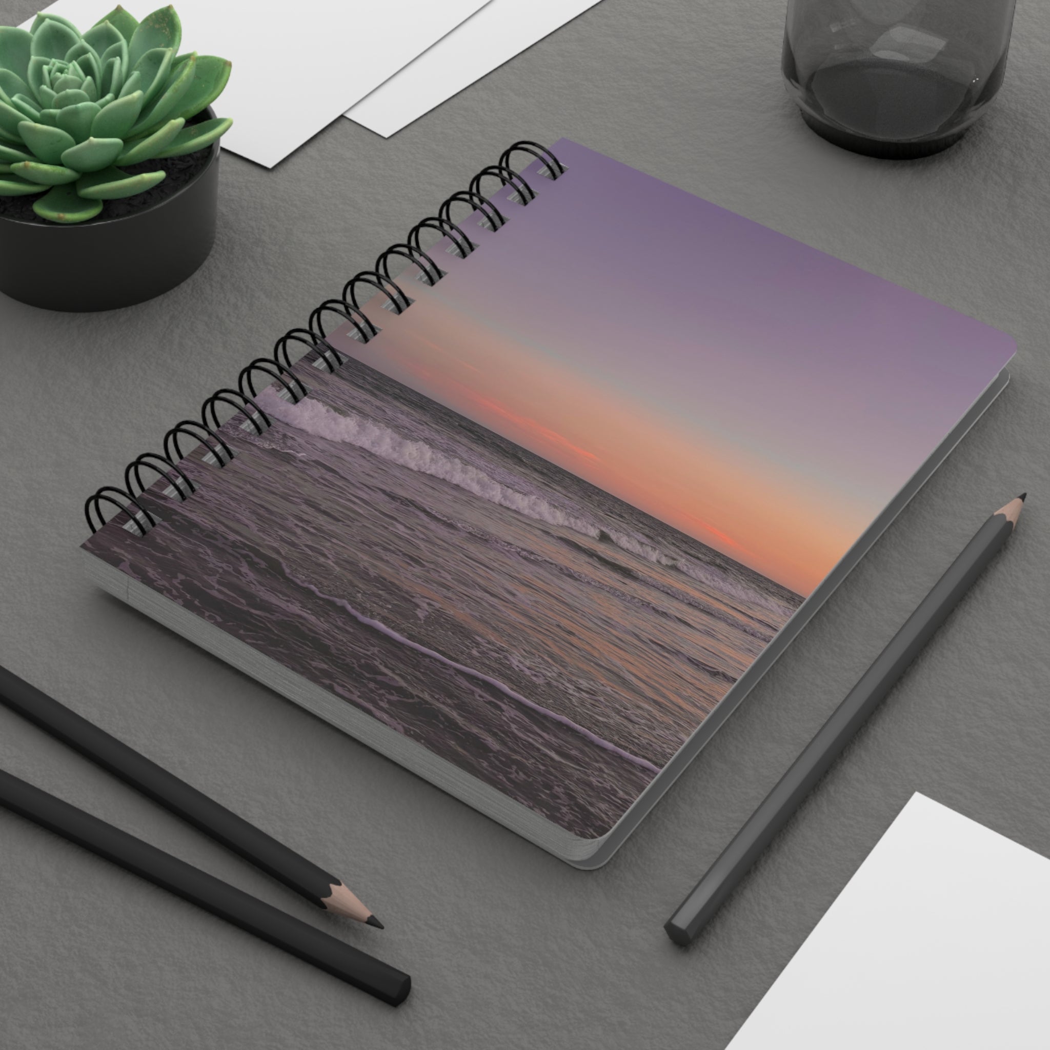 Pastel Beach Spiral Notebook