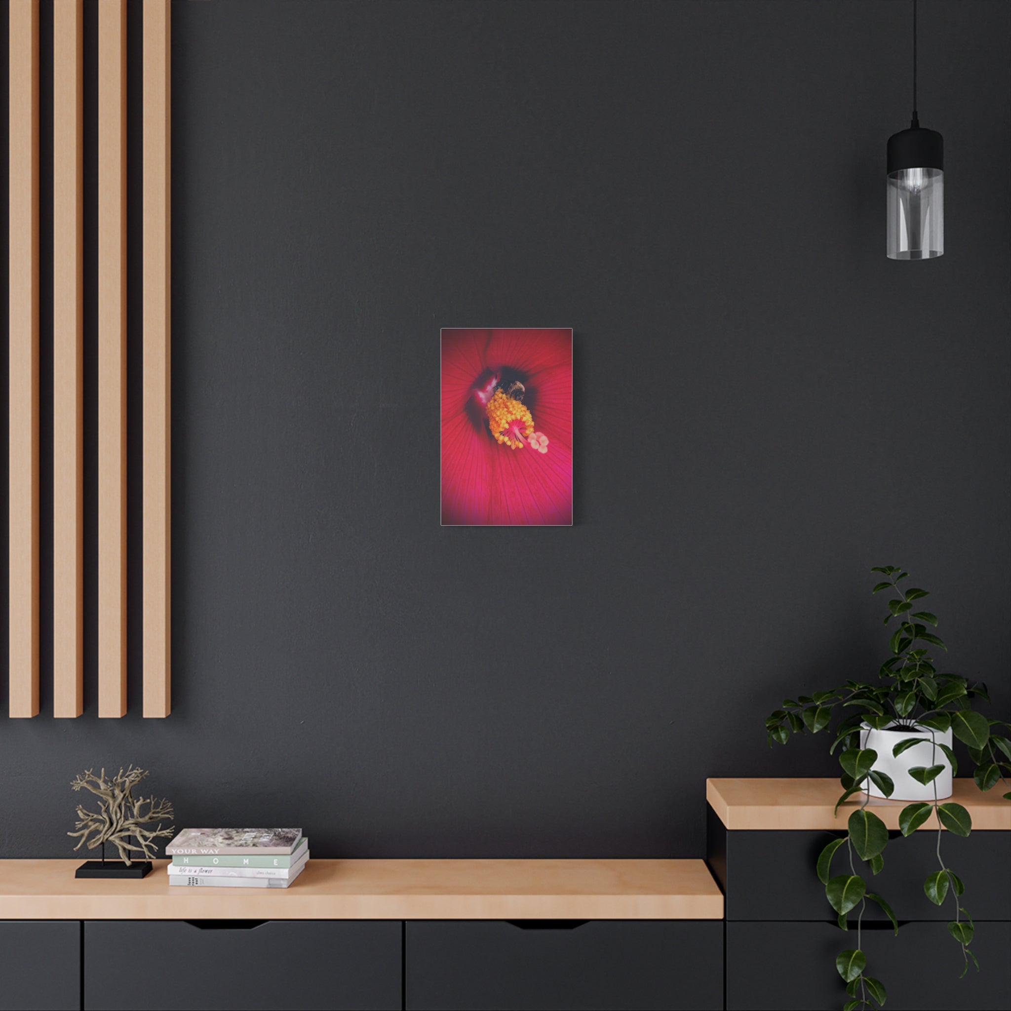 Sleeping Bee Canvas Print