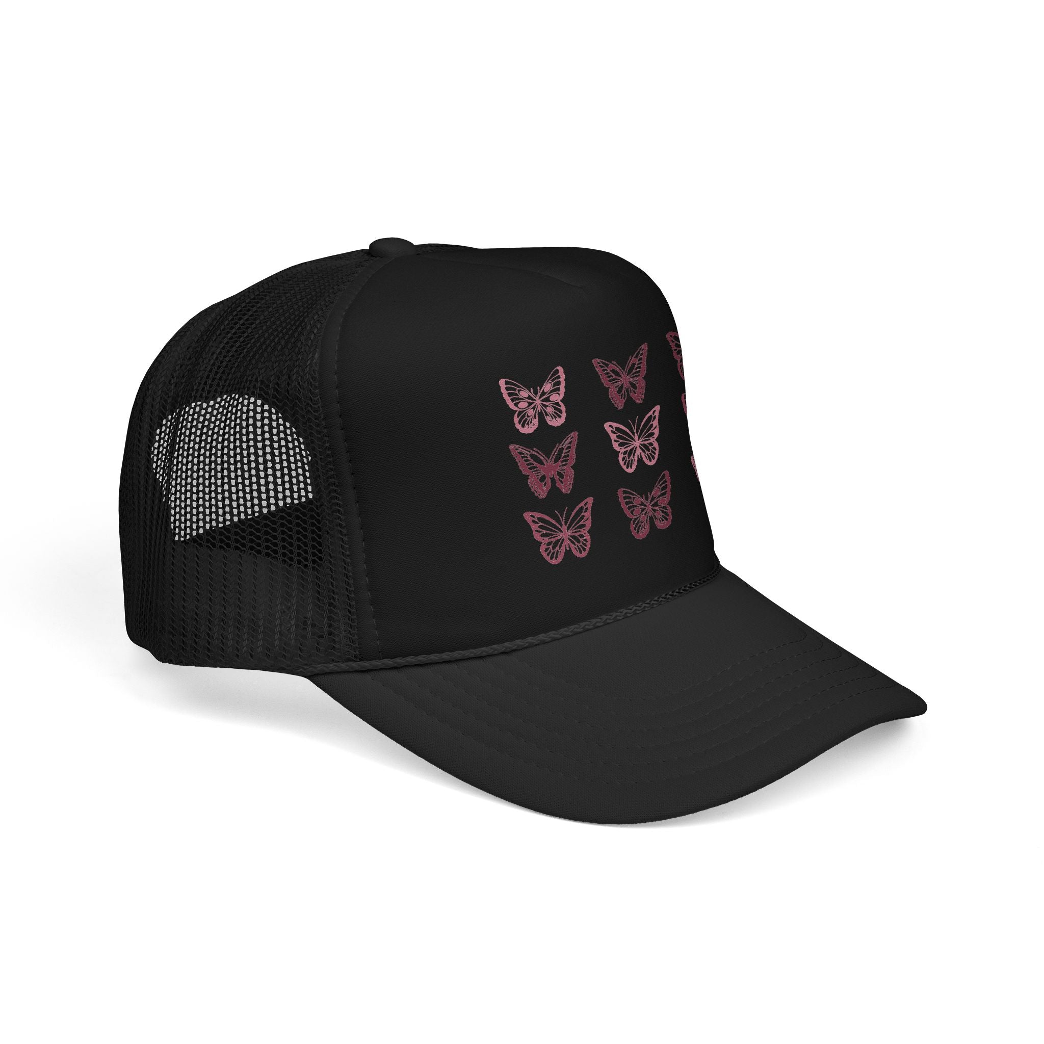 Butterfly Grid Trucker Hat