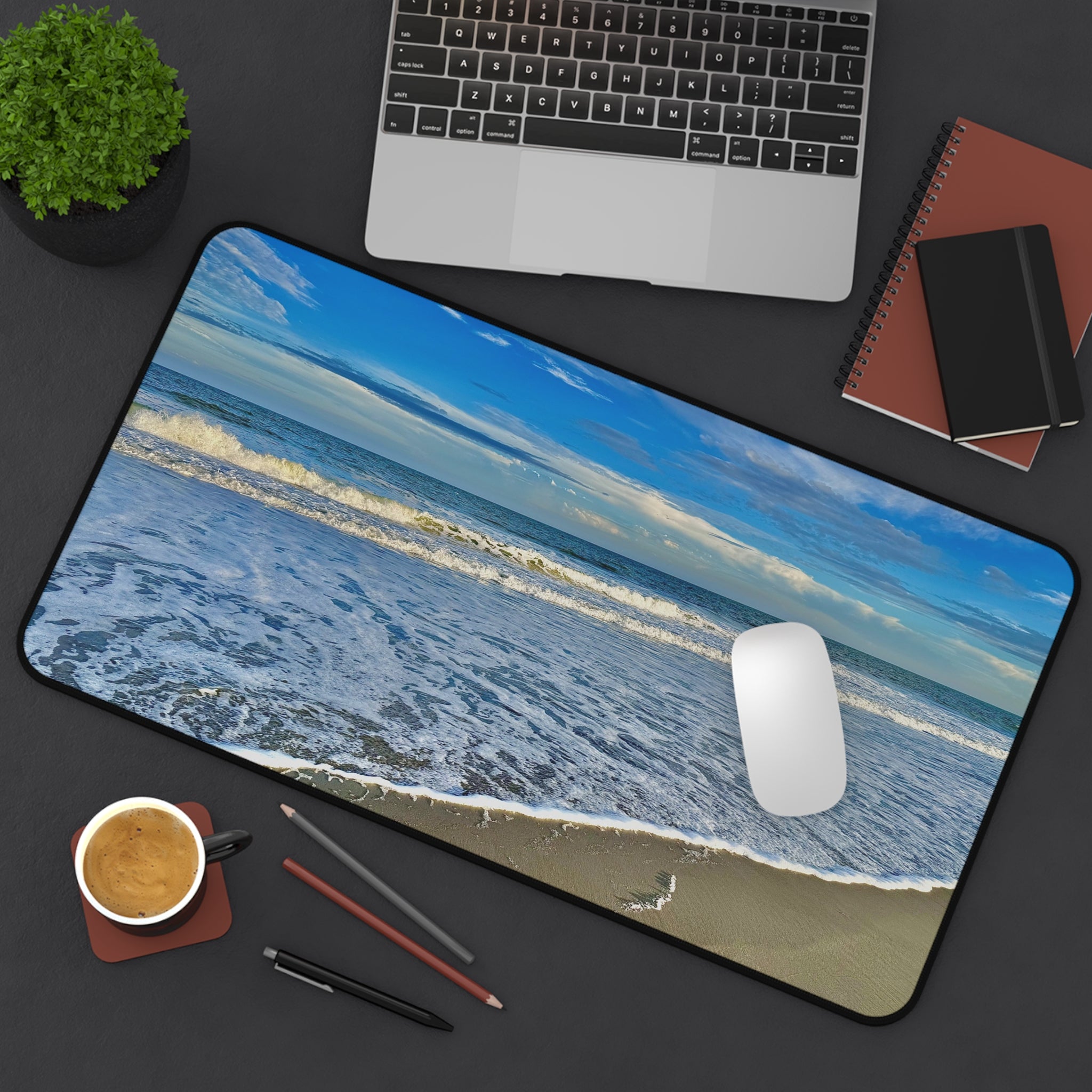 Turquoise Beach Desk Mat