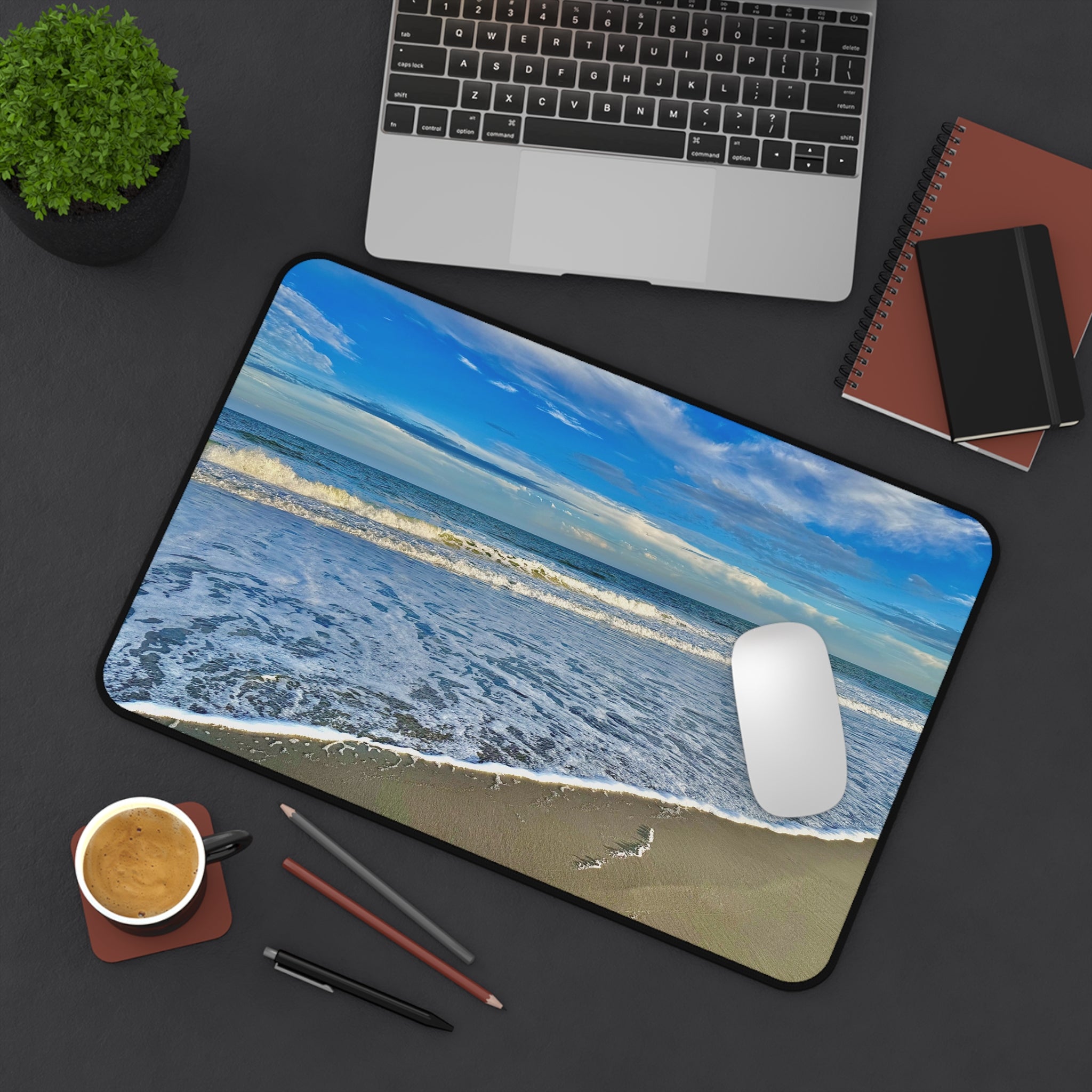 Turquoise Beach Desk Mat