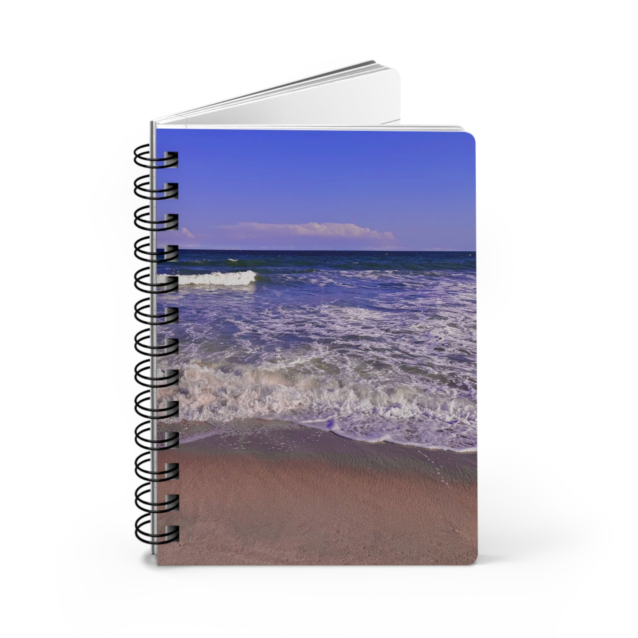 Beach Waves Spiral Notebook