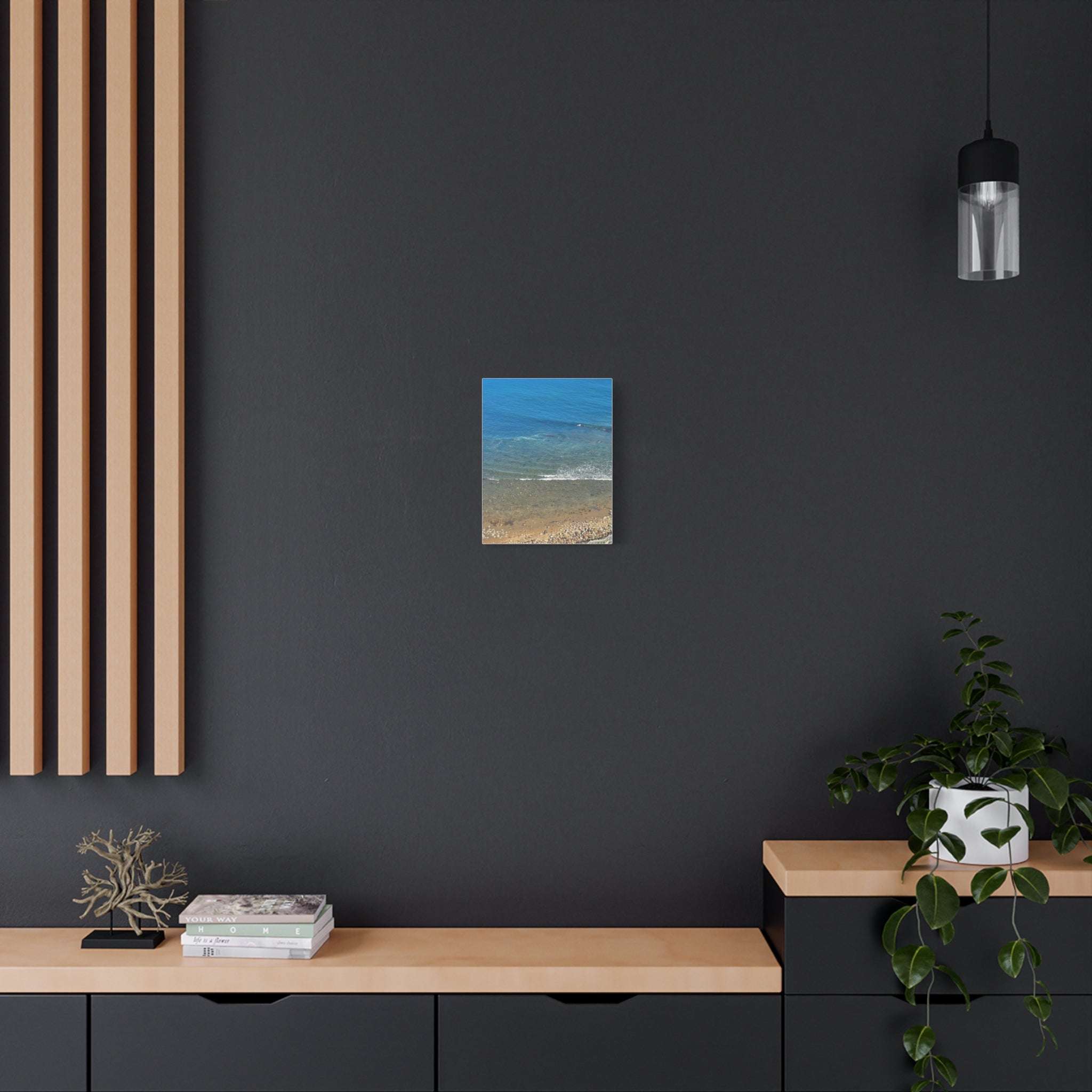 Blue Shore Canvas Print
