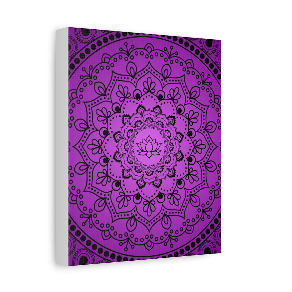 Purple Mandala Canvas Print