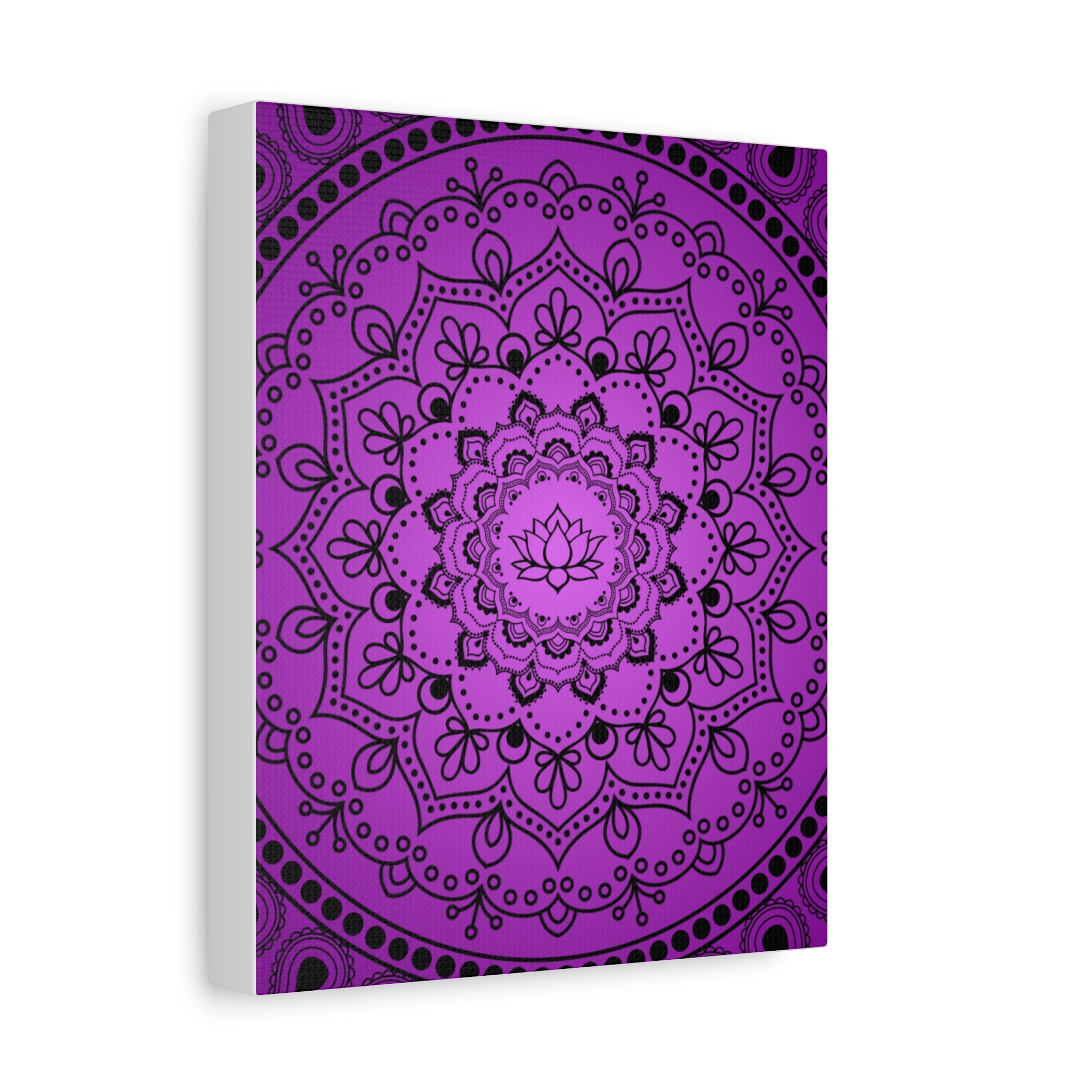 Purple Mandala Canvas Print