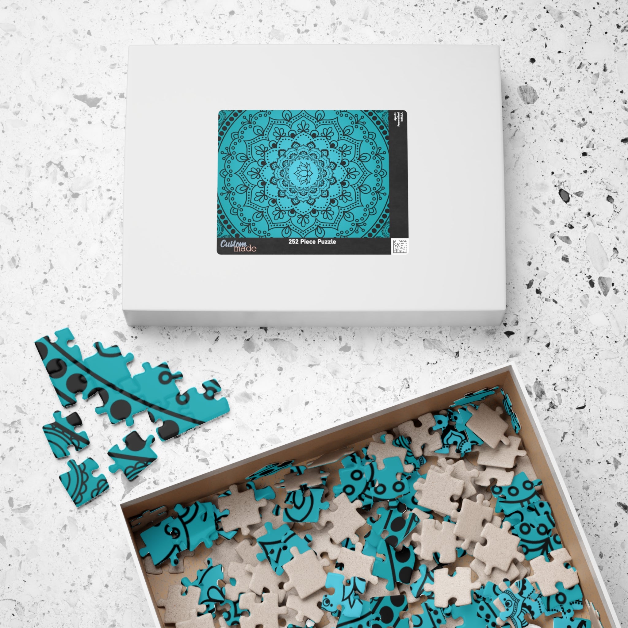 Blue Mandala Jigsaw Puzzle