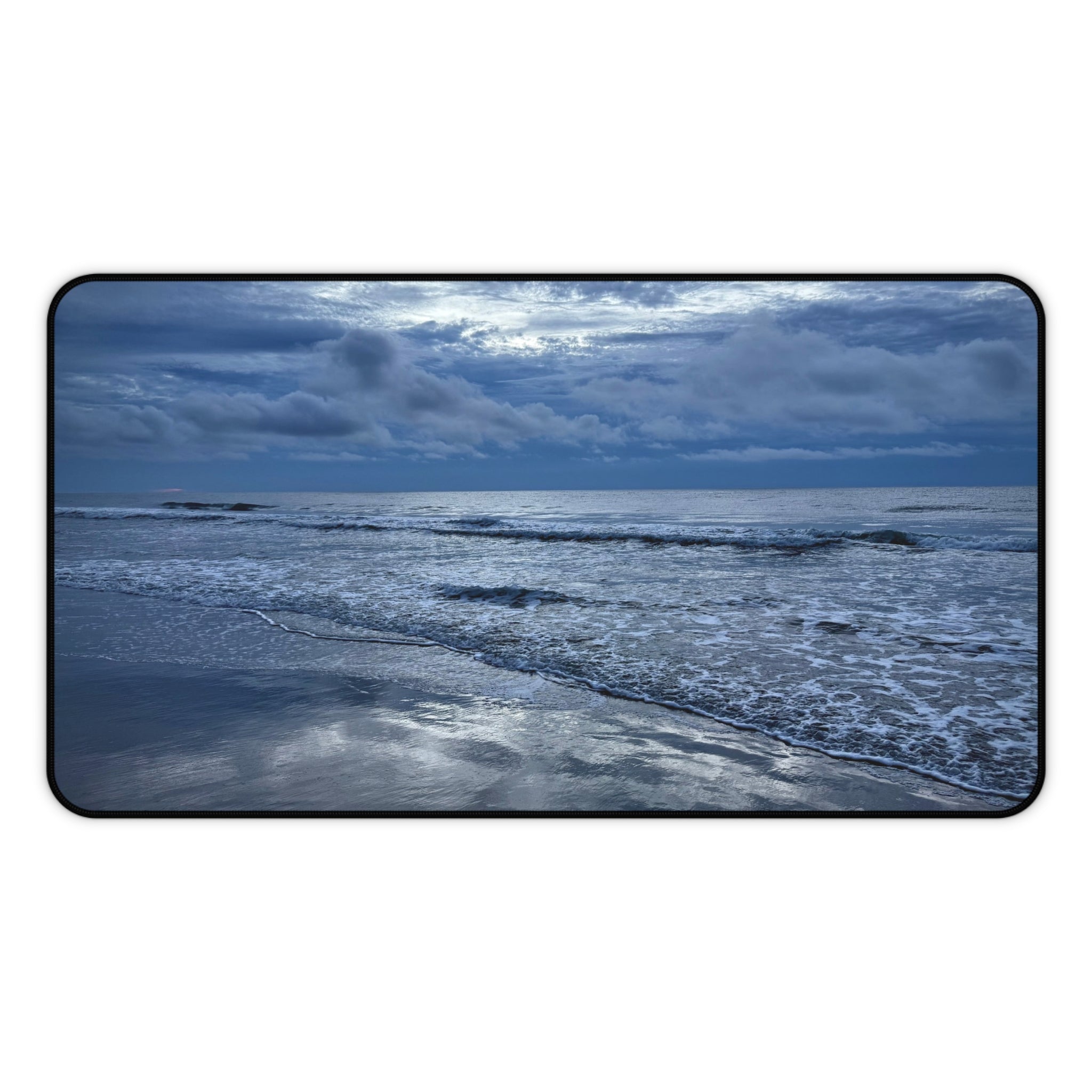 Cloudy Beach Desk Mat