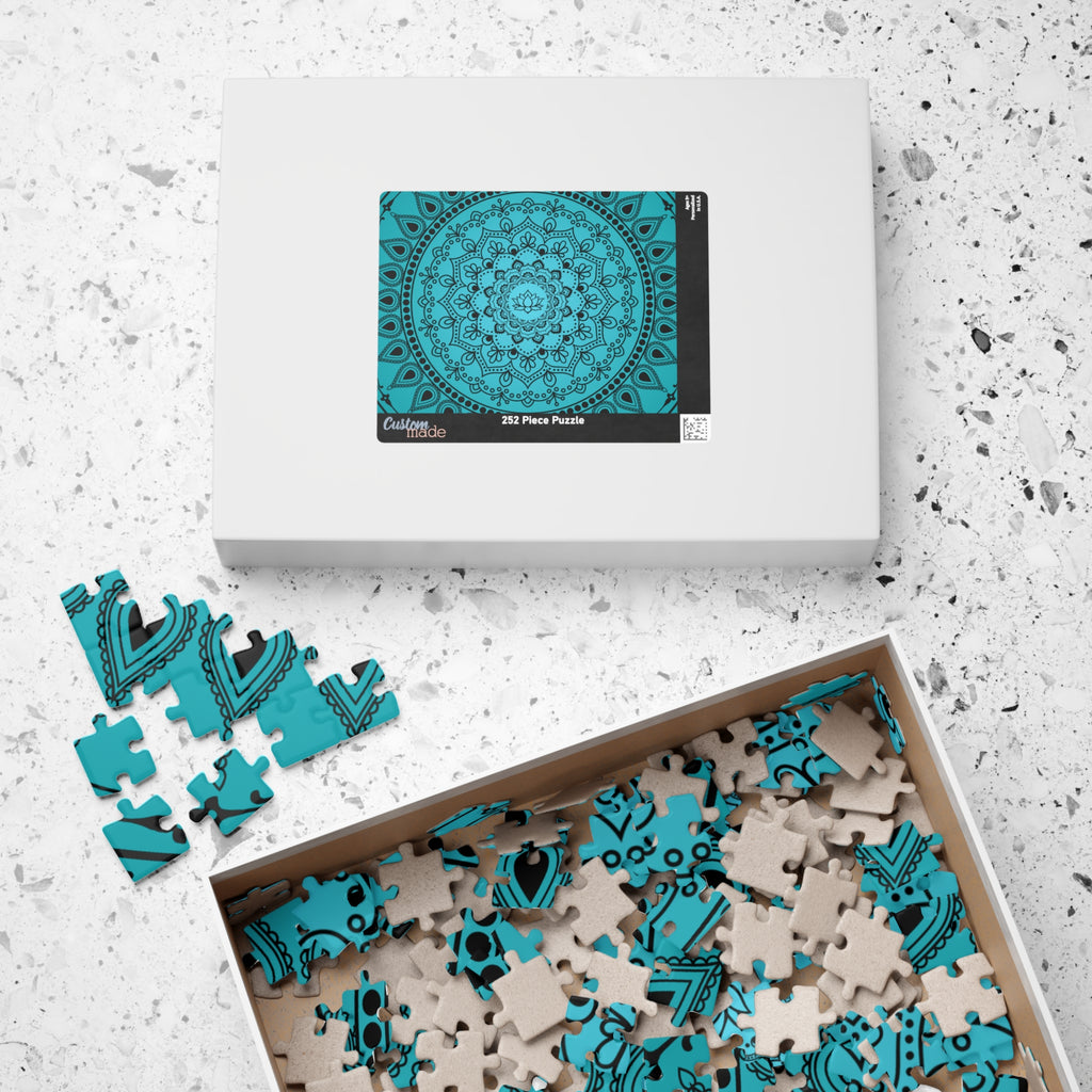 Blue Mandala Jigsaw Puzzle