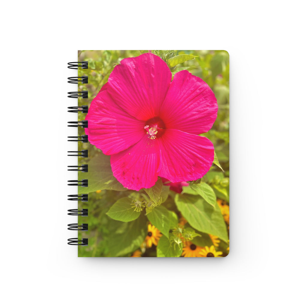 Hot Pink Hibiscus Spiral Notebook