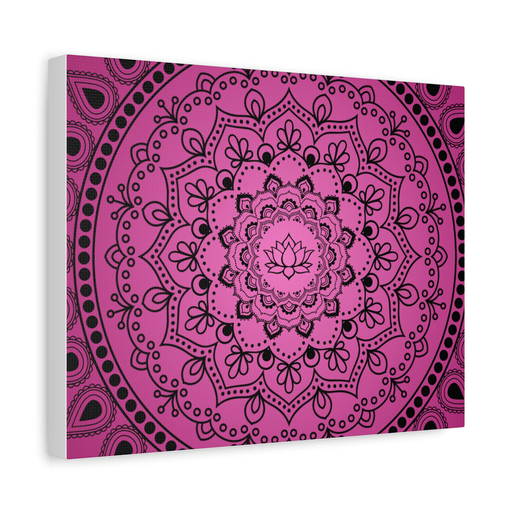 Pink Mandala Canvas Print