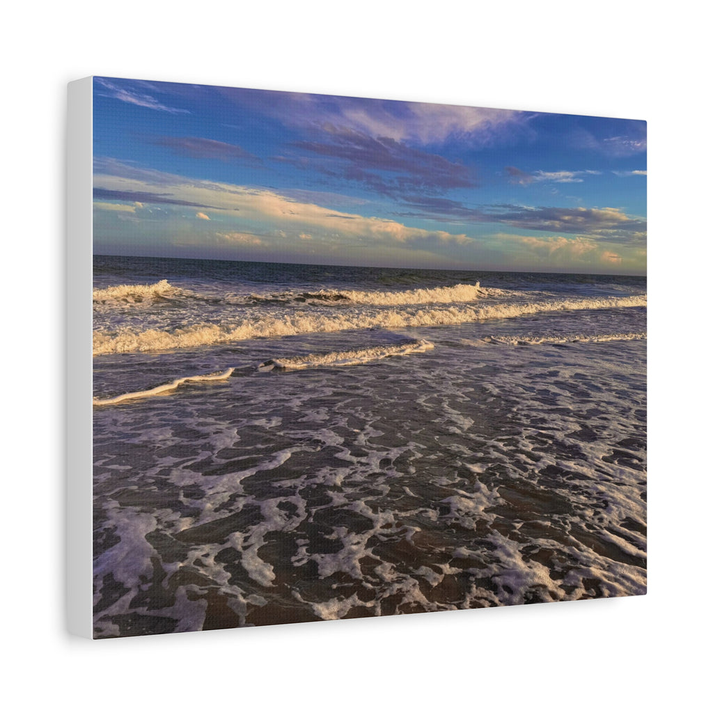 Waves & Sky Matte Canvas Print