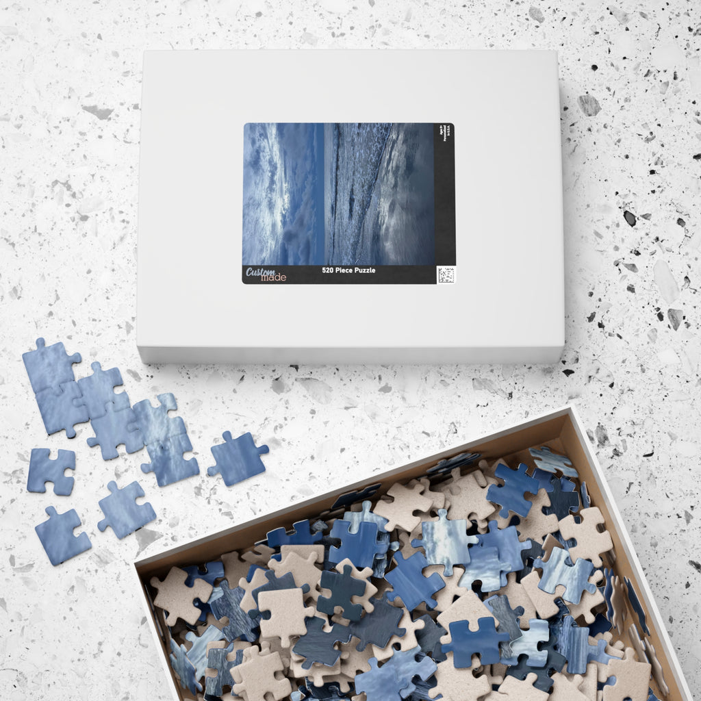 Cloudy Beach Jigsaw Puzzle