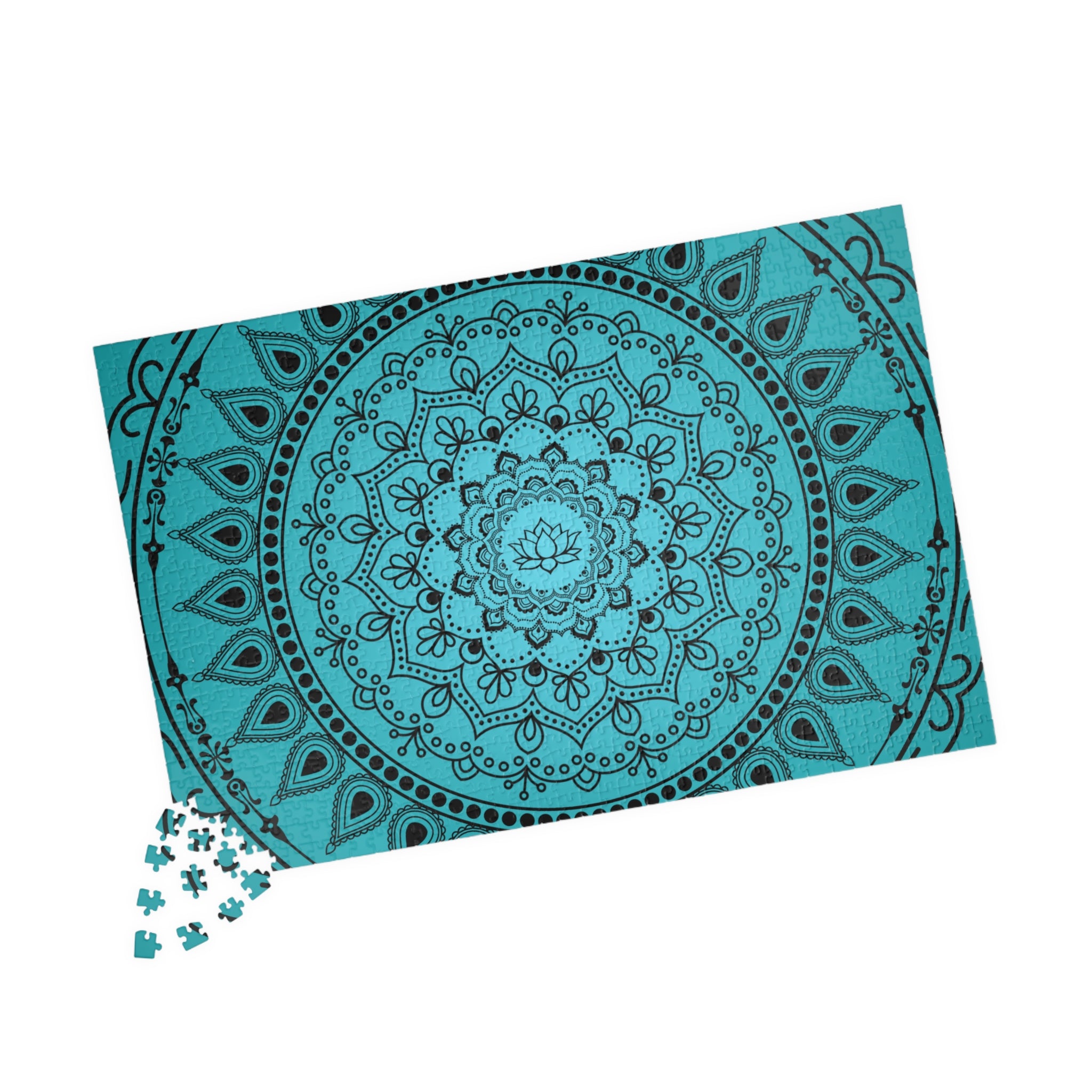 Blue Mandala Jigsaw Puzzle