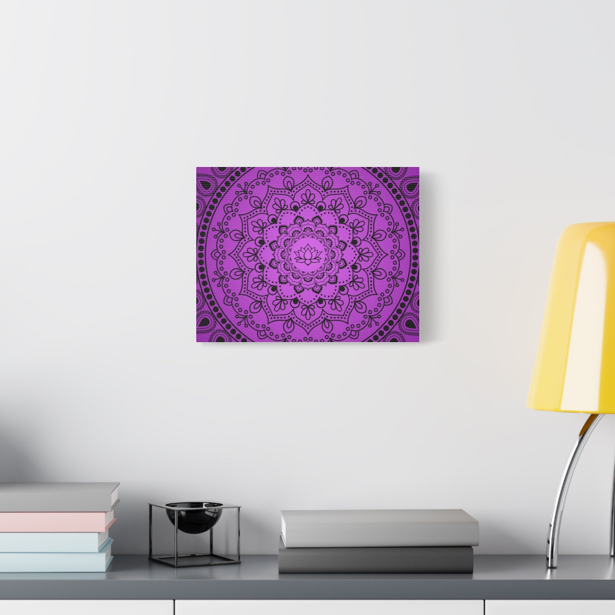 Purple Mandala Canvas Print