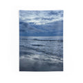 Cloudy Beach Wall Tapestry