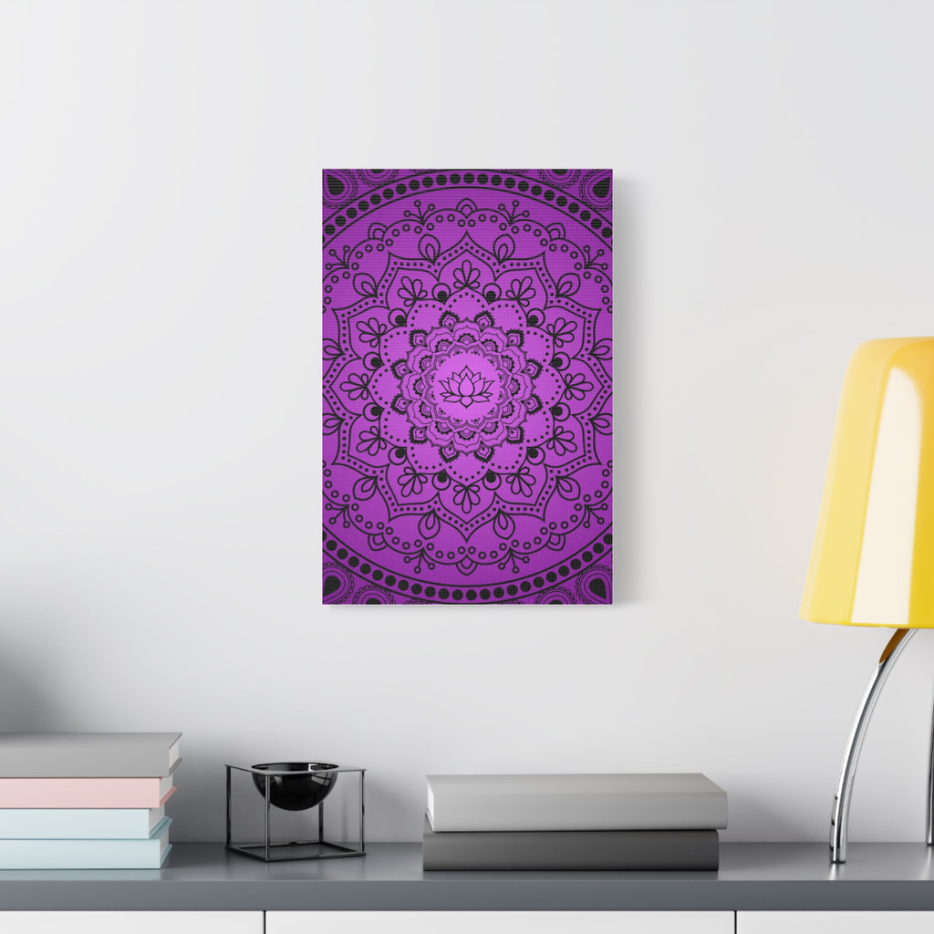 Purple Mandala Canvas Print