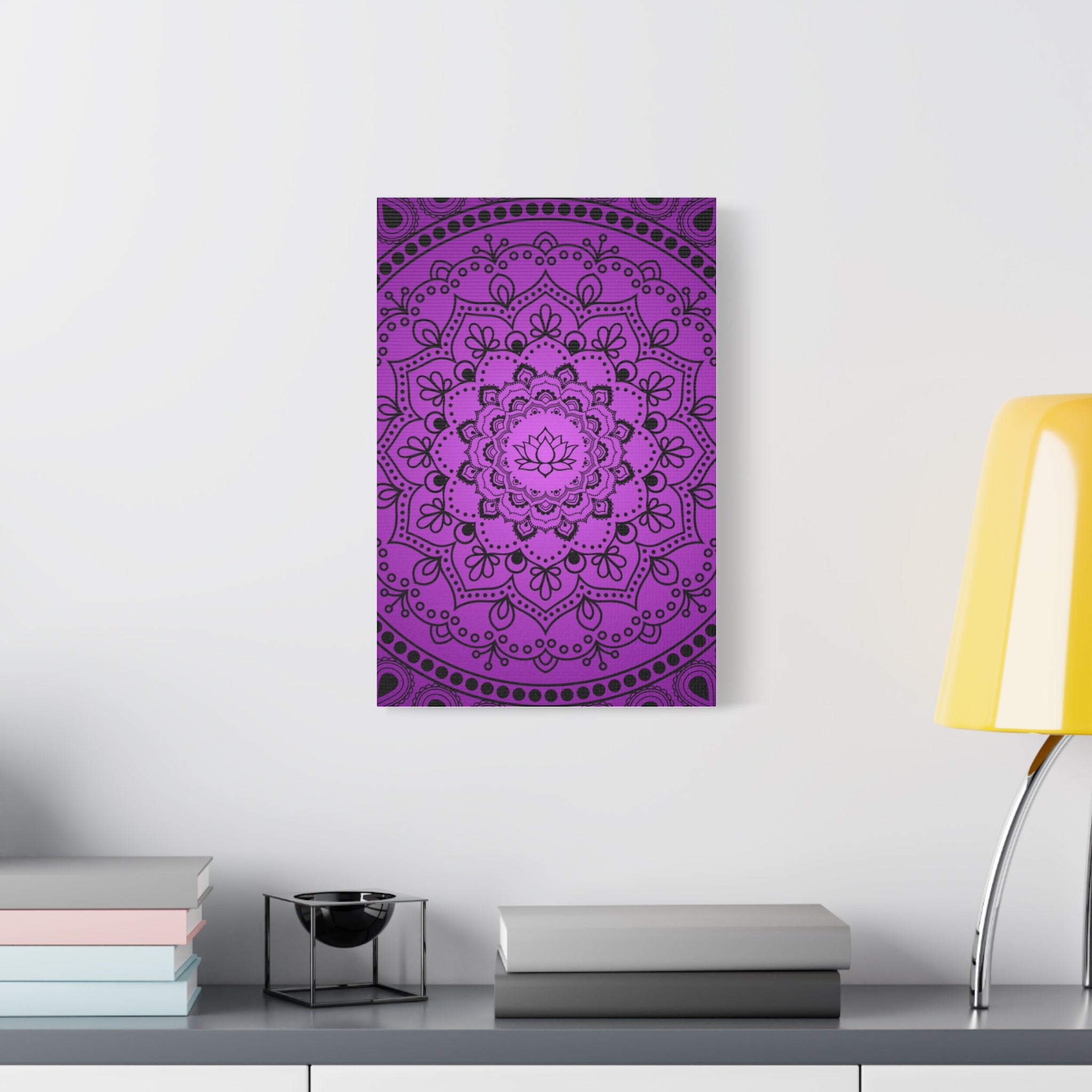 Purple Mandala Canvas Print
