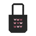 Solid Butterfly Grid Tote Bag