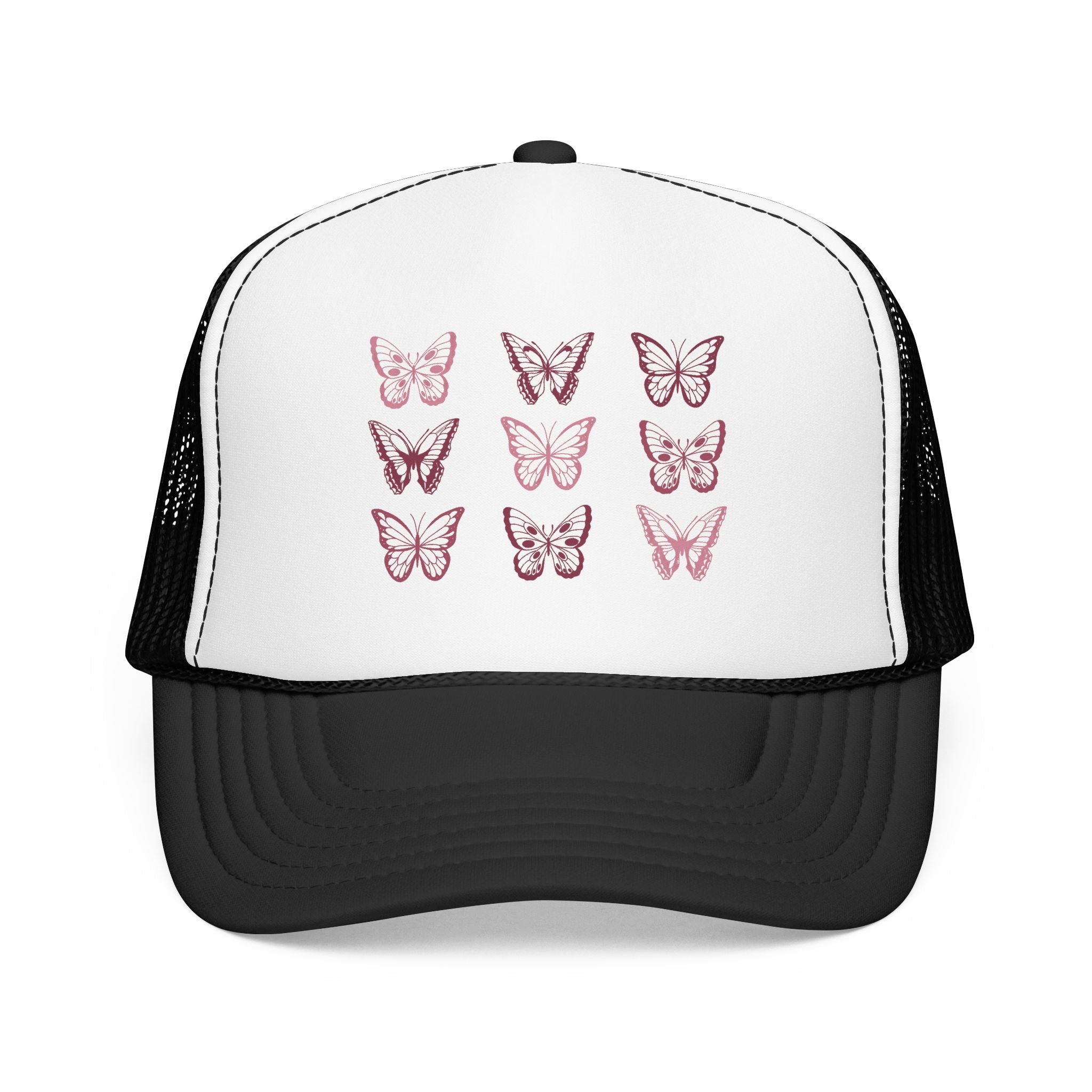 Butterfly Grid Trucker Hat