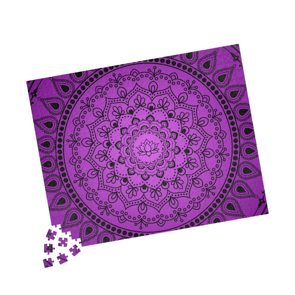 Purple Mandala Jigsaw Puzzle