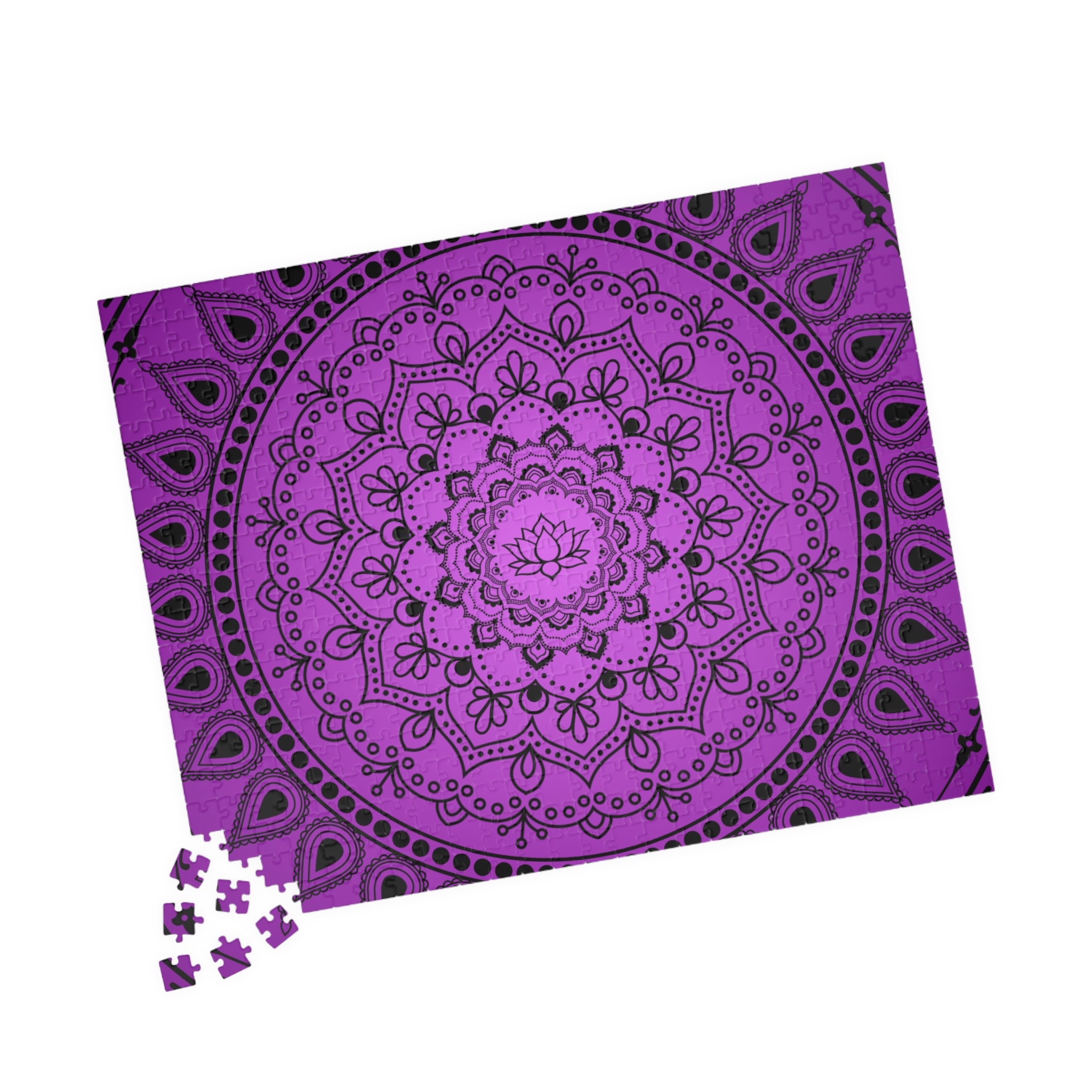 Purple Mandala Jigsaw Puzzle