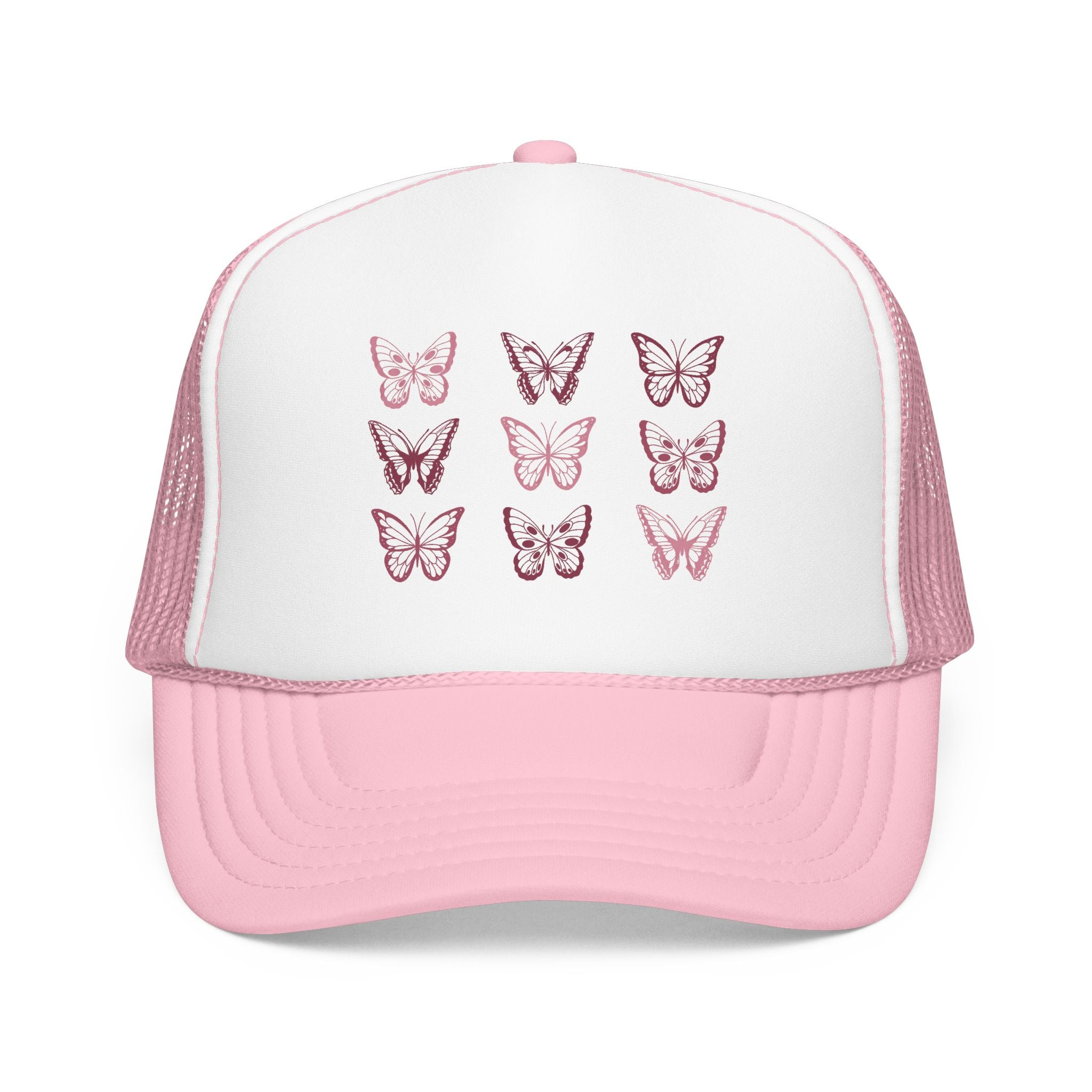 Butterfly Grid Trucker Hat