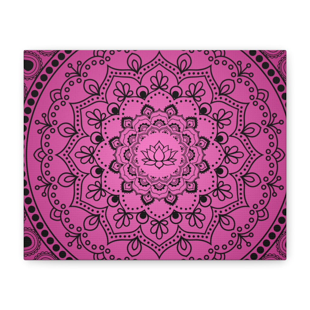 Pink Mandala Canvas Print