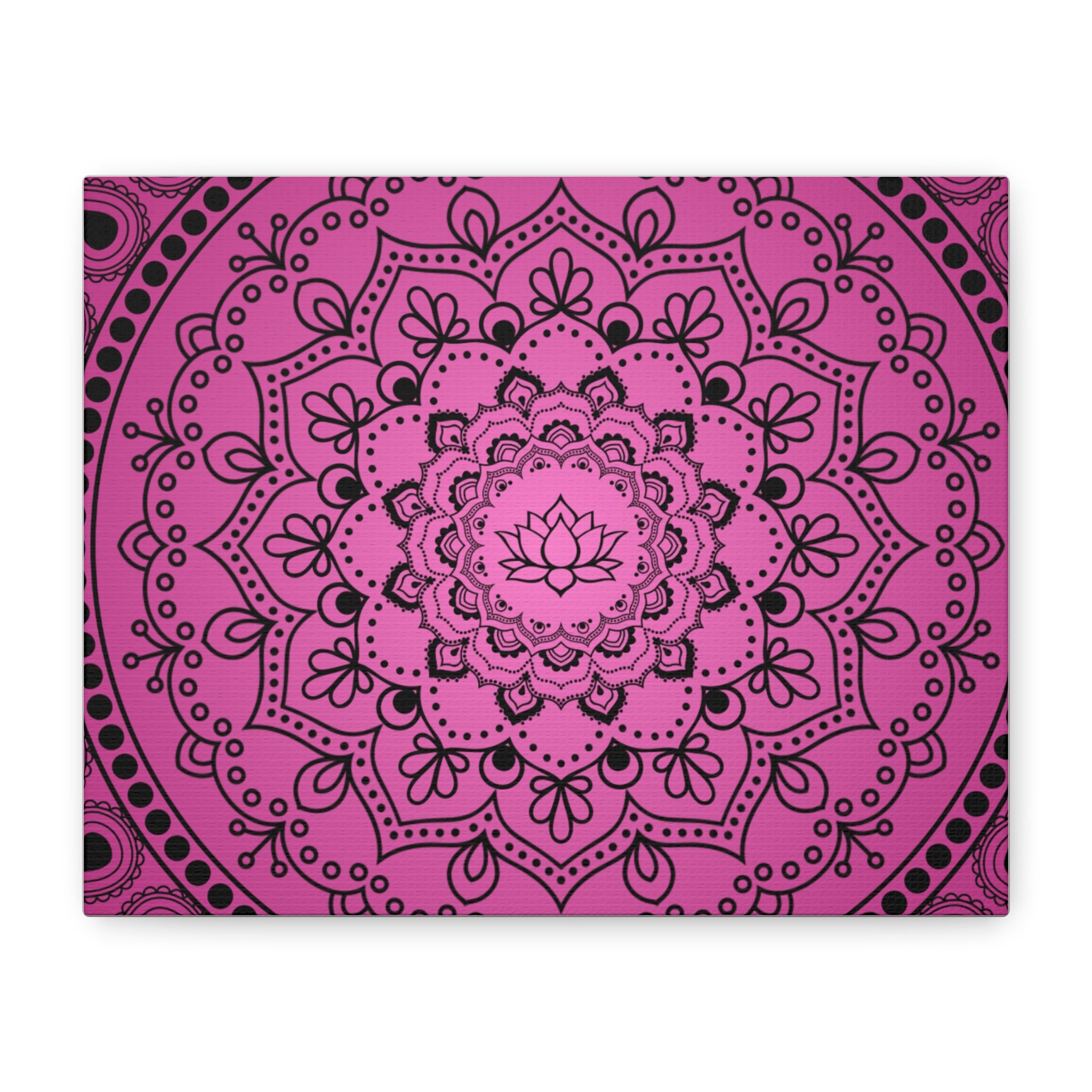 Pink Mandala Canvas Print