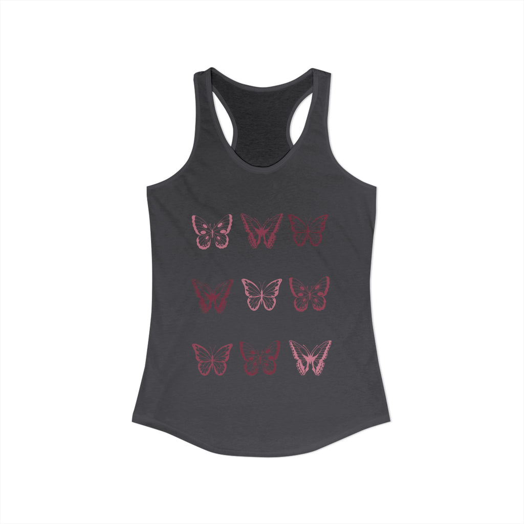 Butterfly Grid Racerback Tank