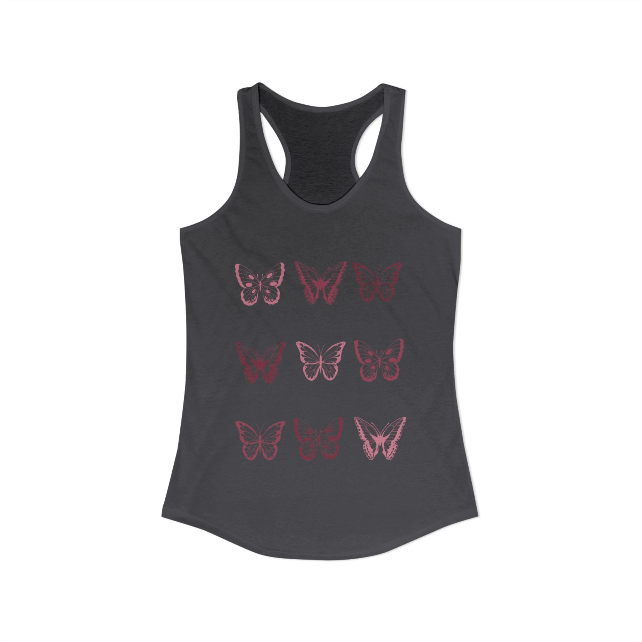 Butterfly Grid Racerback Tank