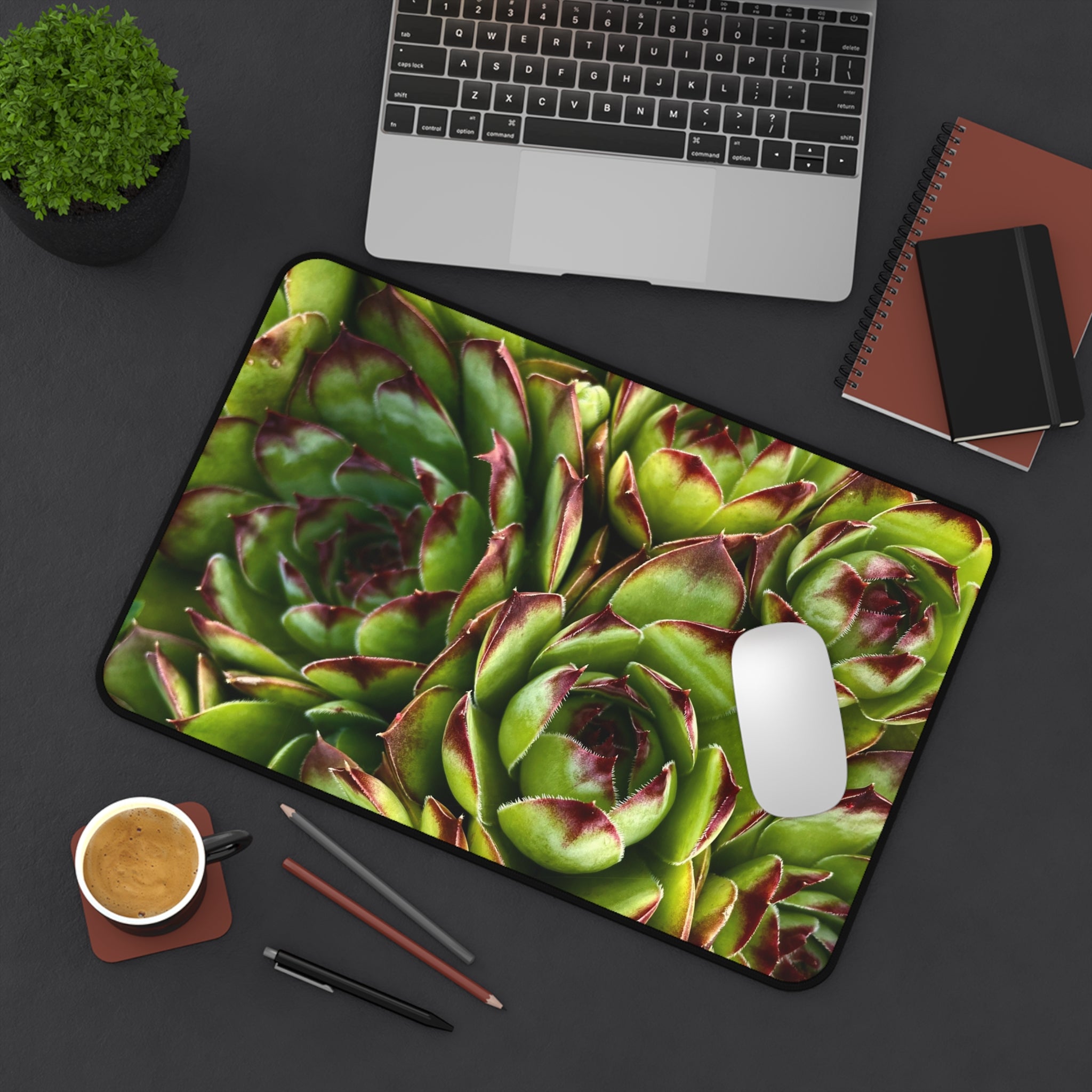 Succulent Garden Desk Mat