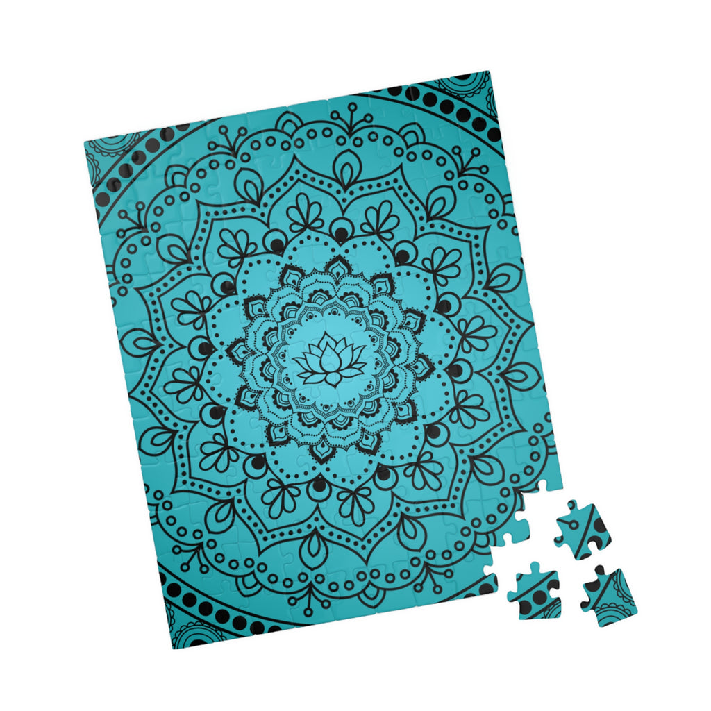 Blue Mandala Jigsaw Puzzle