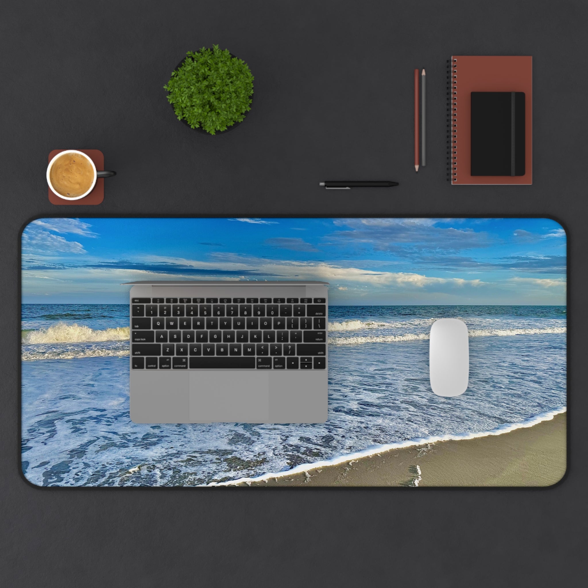 Turquoise Beach Desk Mat