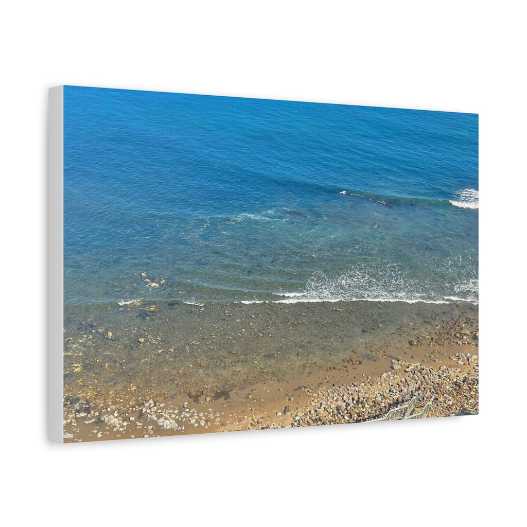 Blue Shore Canvas Print