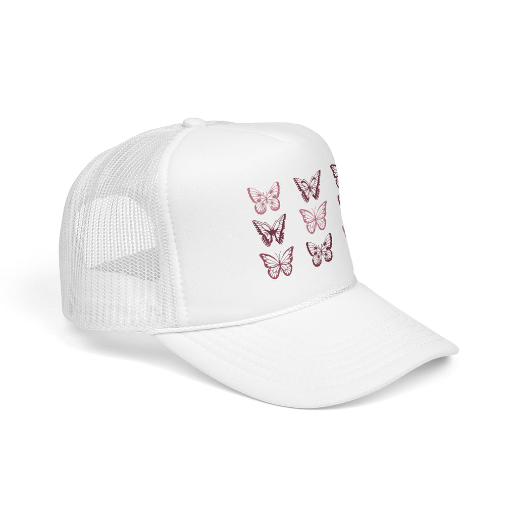 Butterfly Grid Trucker Hat