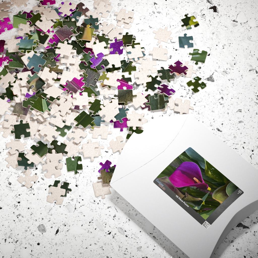 Purple Calla Lily Jigsaw Puzzle