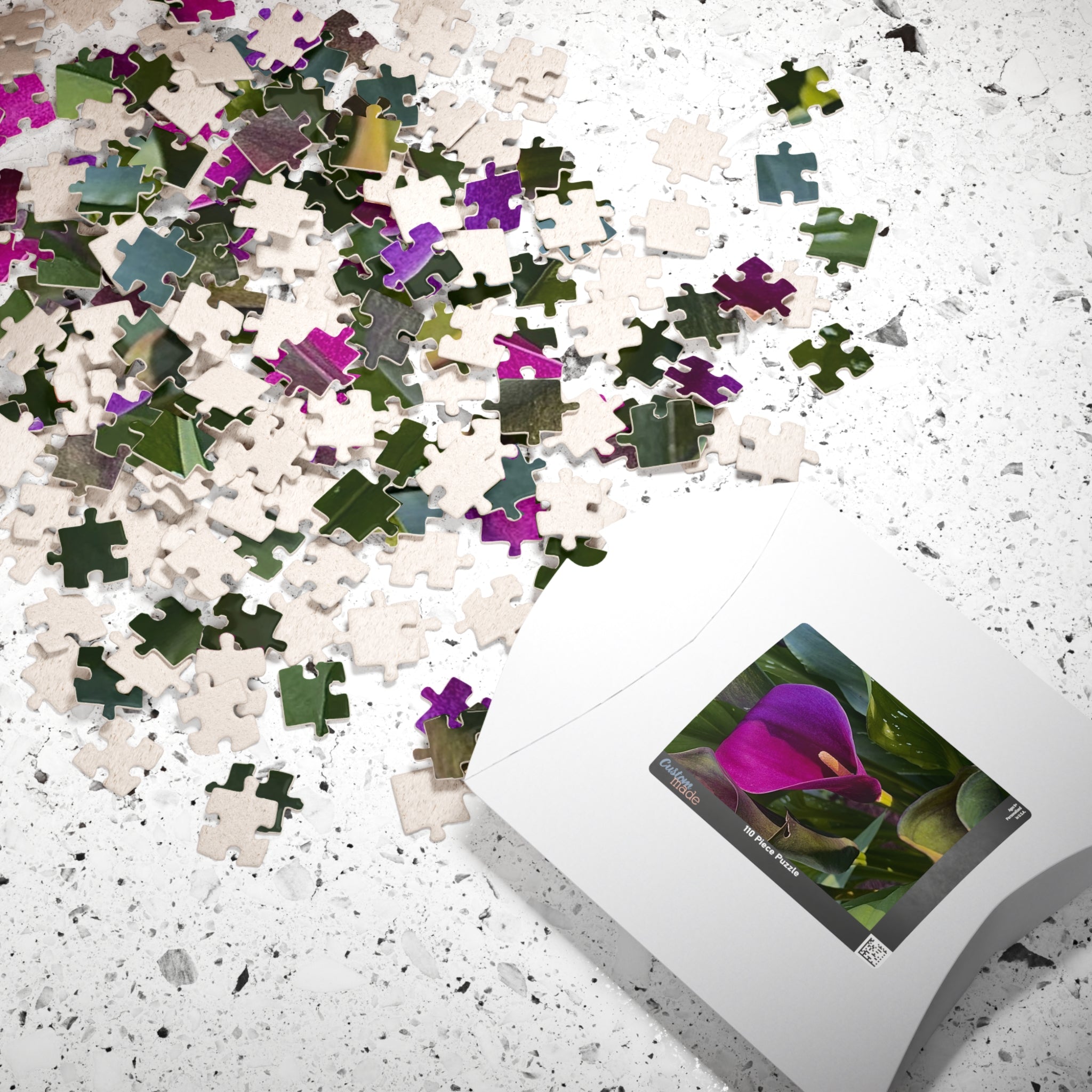 Purple Calla Lily Jigsaw Puzzle