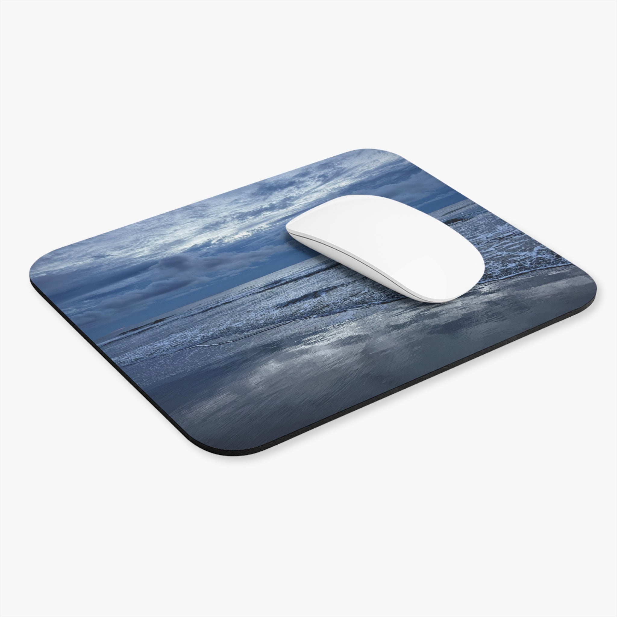 Cloudy Beach Mouse Pad