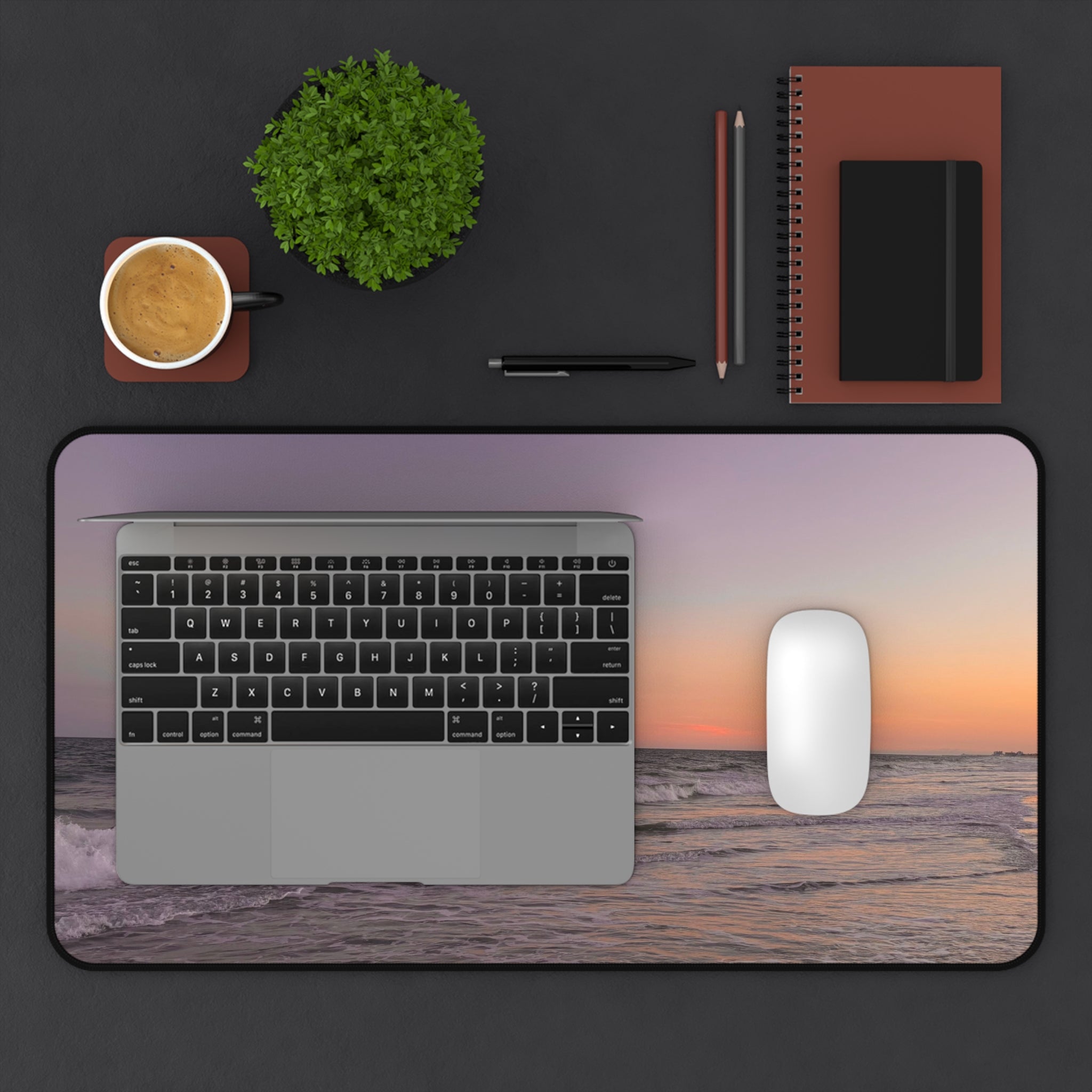 Pastel Beach Desk Mat