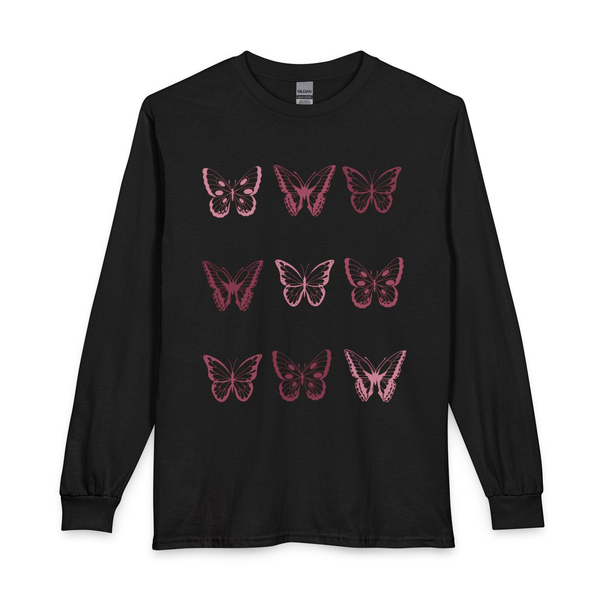 Butterfly Grid Long Sleeve Tee