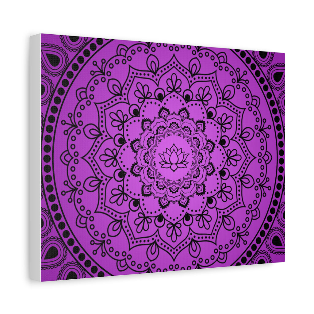 Purple Mandala Canvas Print