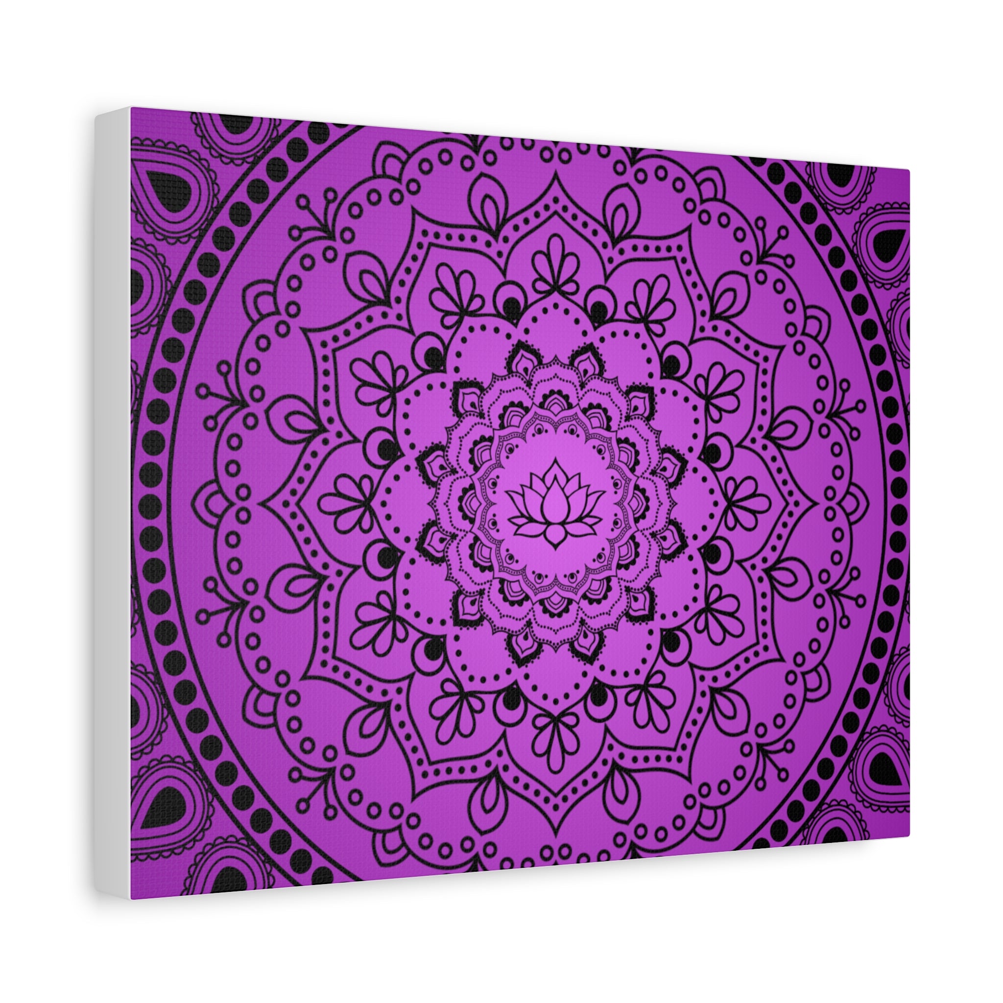 Purple Mandala Canvas Print