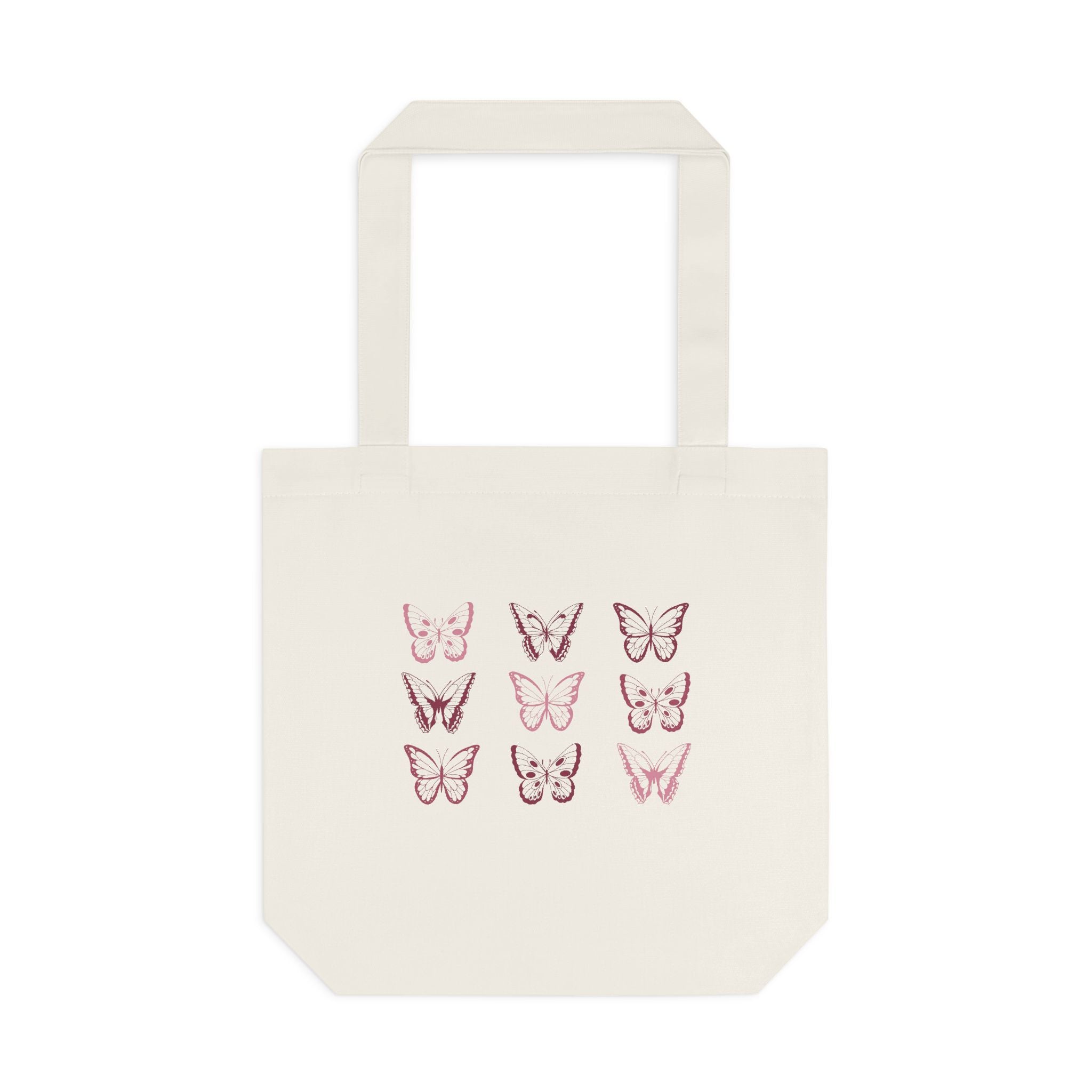 Butterfly Grid Tote Bag