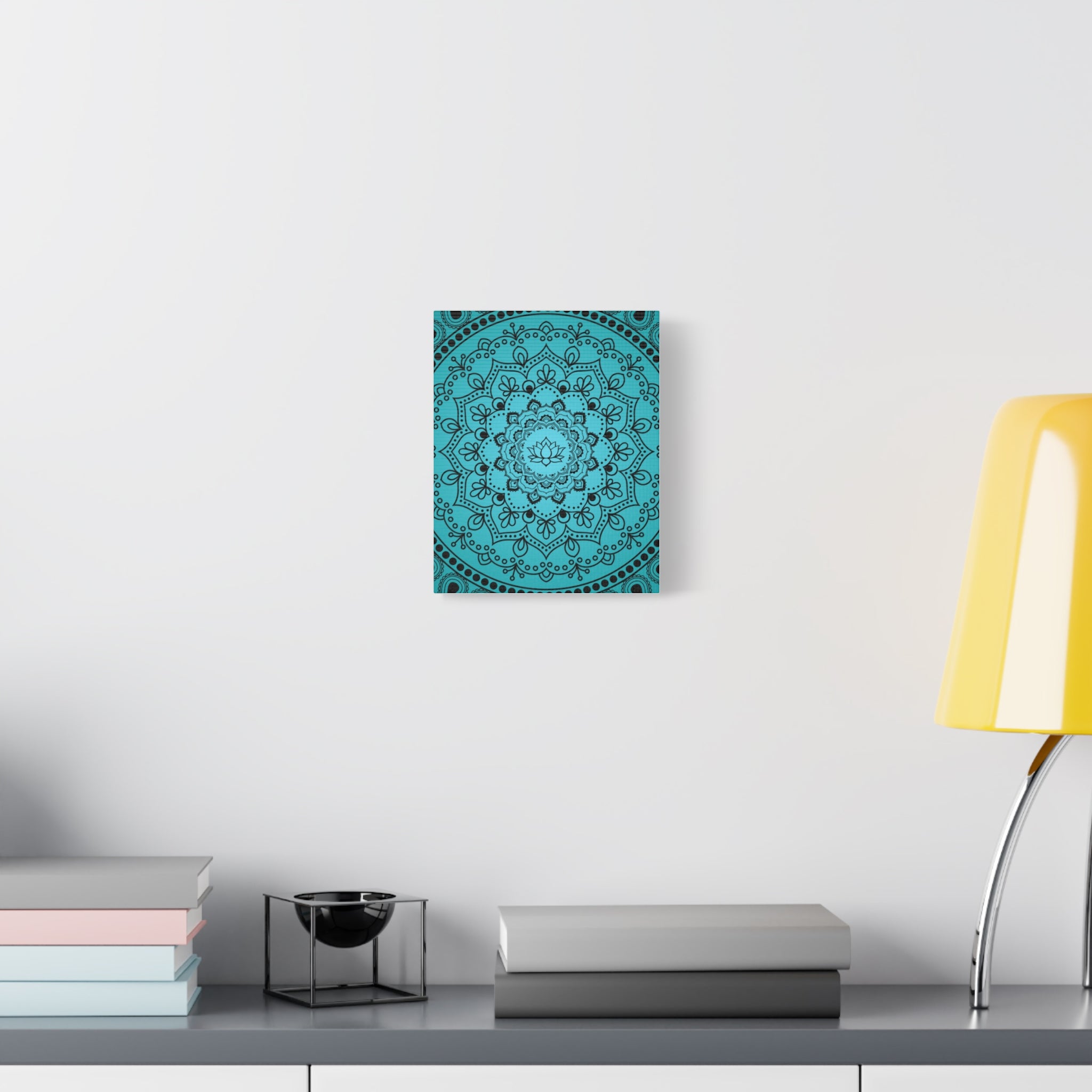Blue Mandala Canvas Print