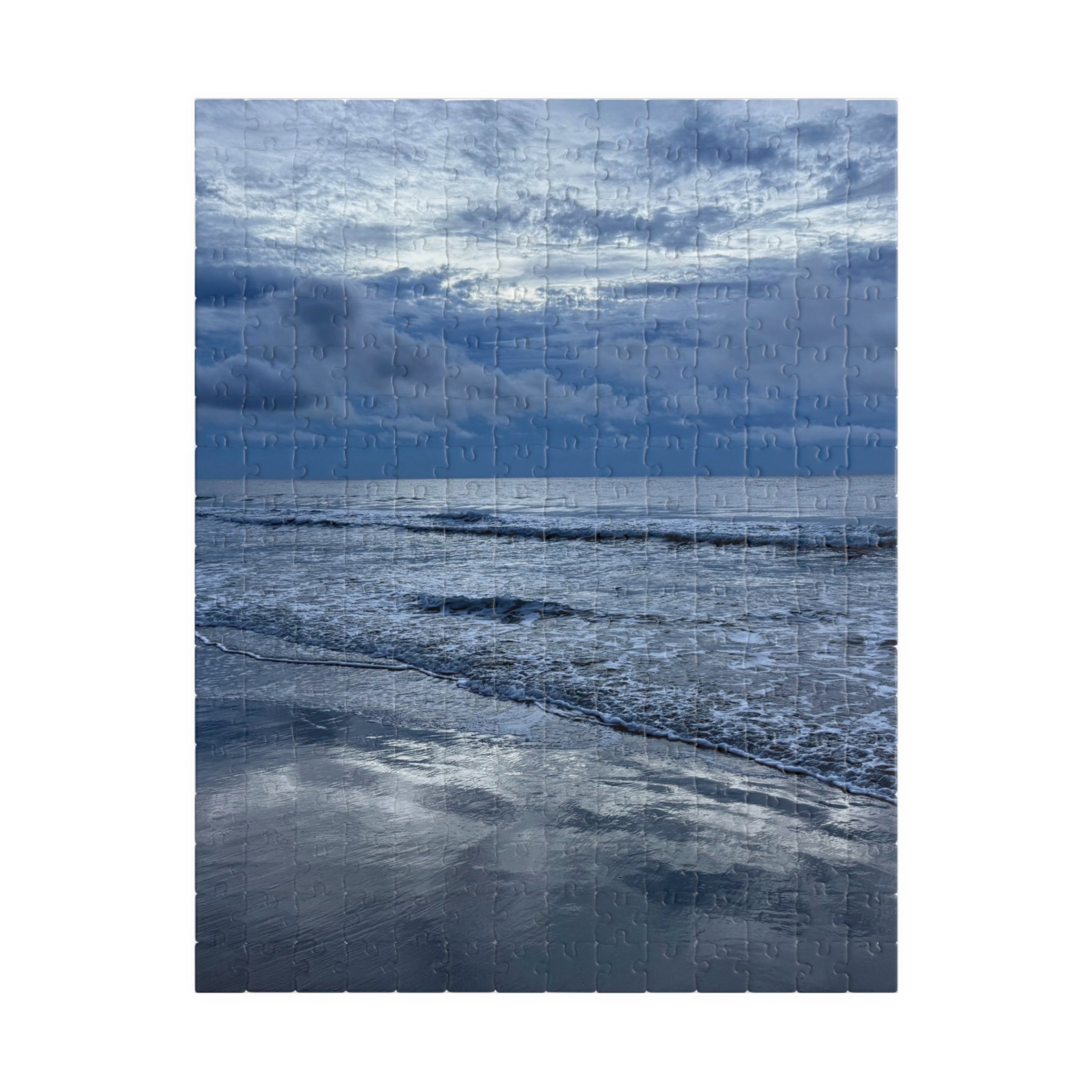 Cloudy Beach Jigsaw Puzzle