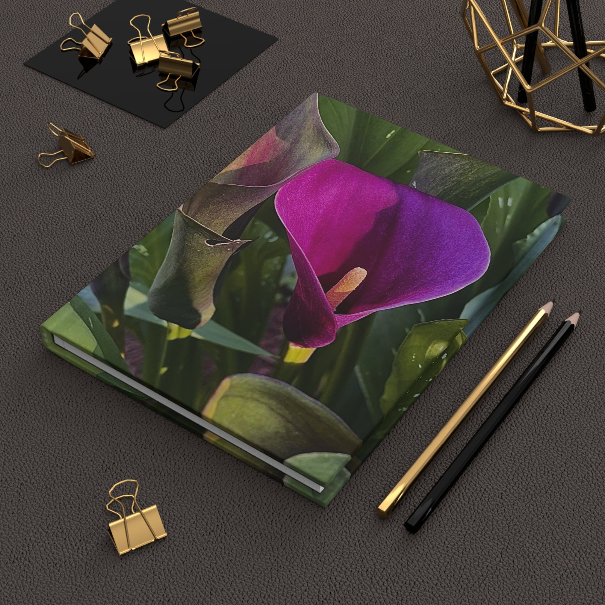 Purple Calla Lily Hardcover Journal