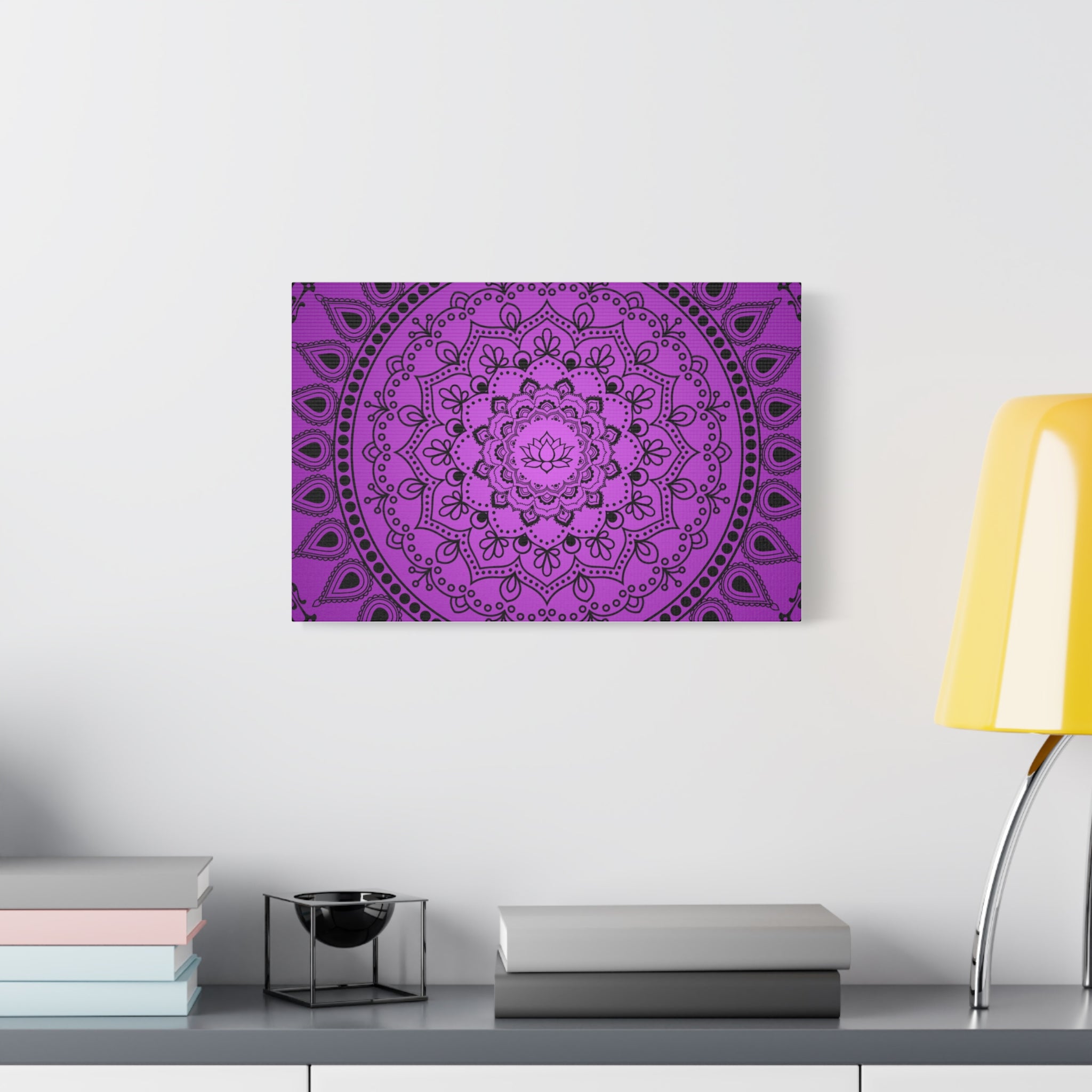 Purple Mandala Canvas Print
