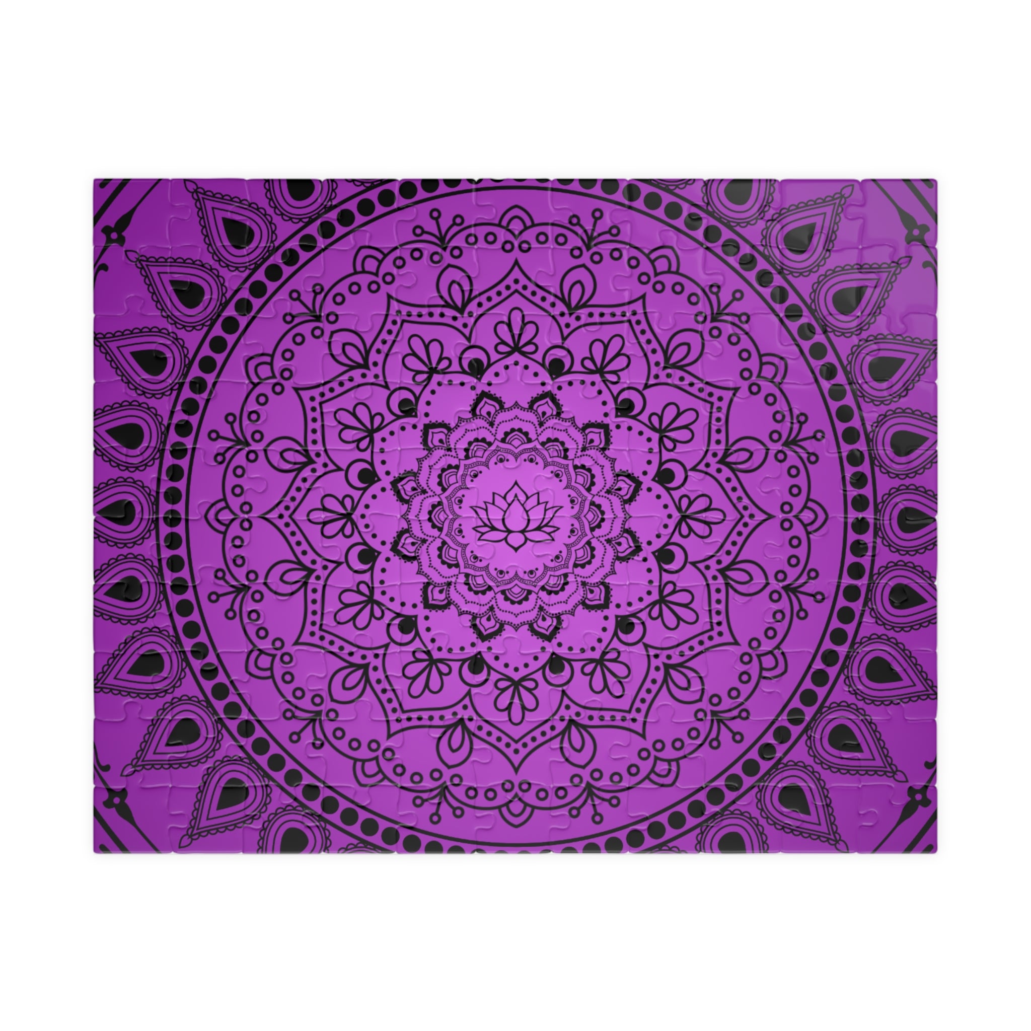 Purple Mandala Jigsaw Puzzle